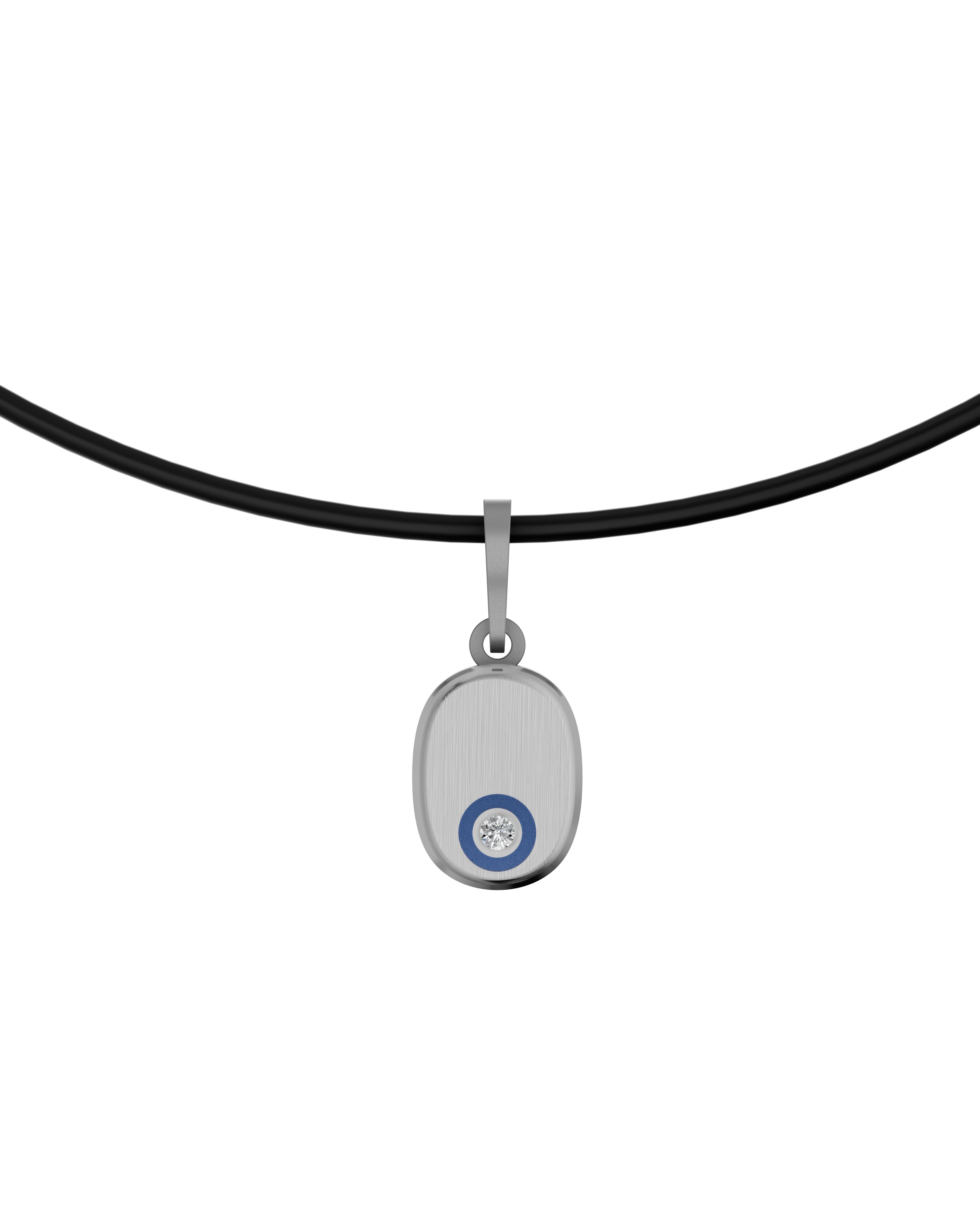 Titanium and Lab-grown Pendant
