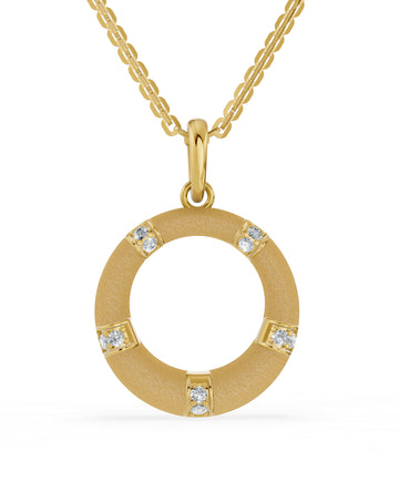 Etheral Ties Vow Circle Pendant