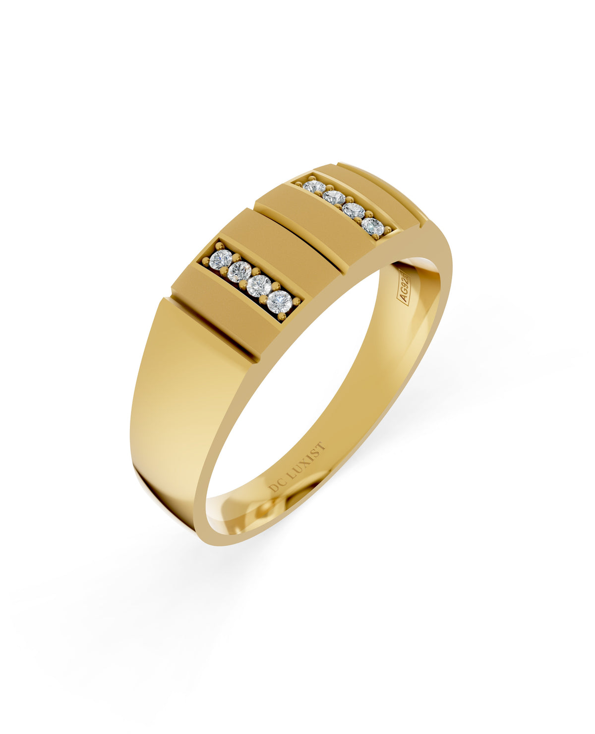 Etheral Ties Crescent Bond Ring