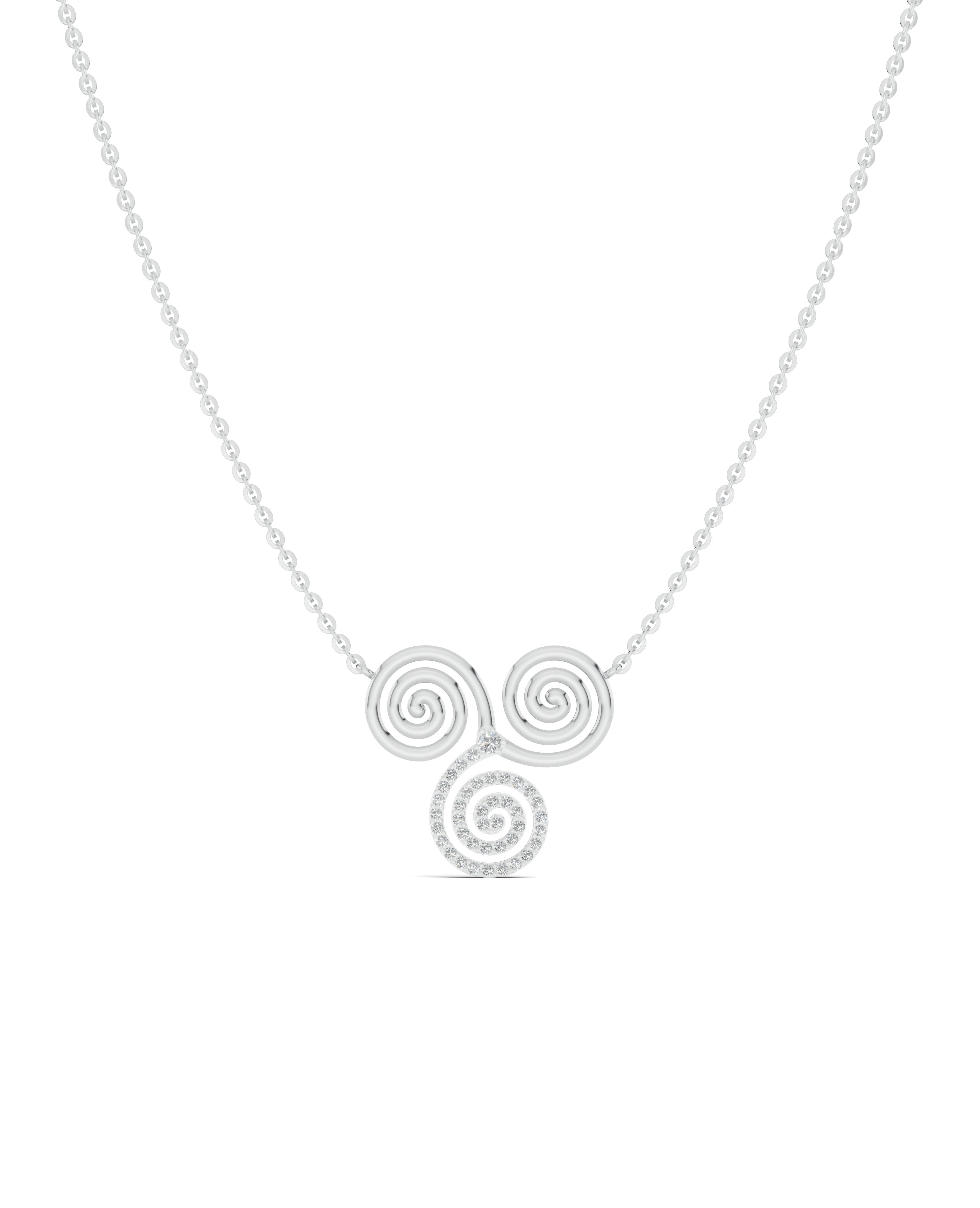 Platinized Sterling Silver