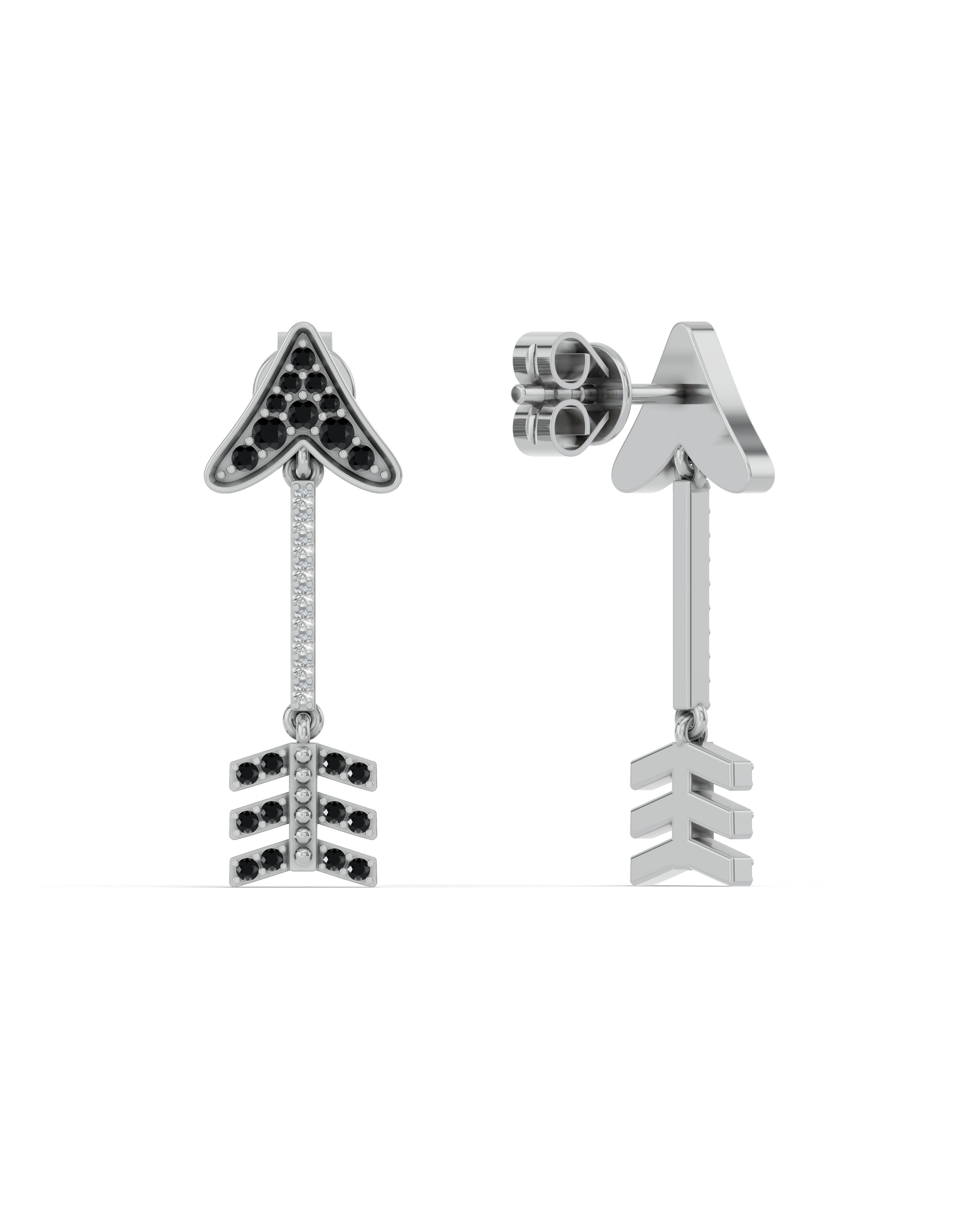 Platinized Sterling Silver