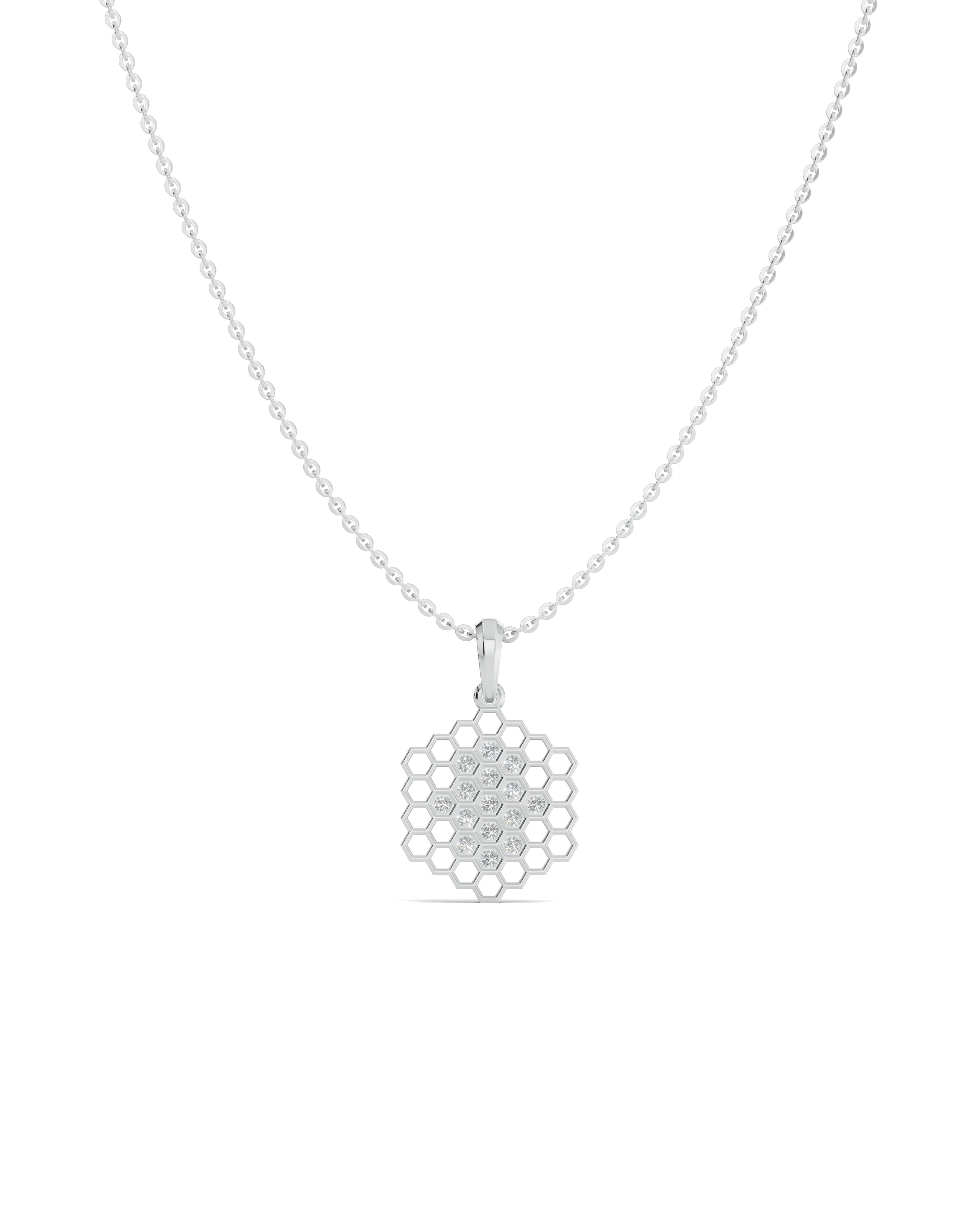 Platinized Sterling Silver