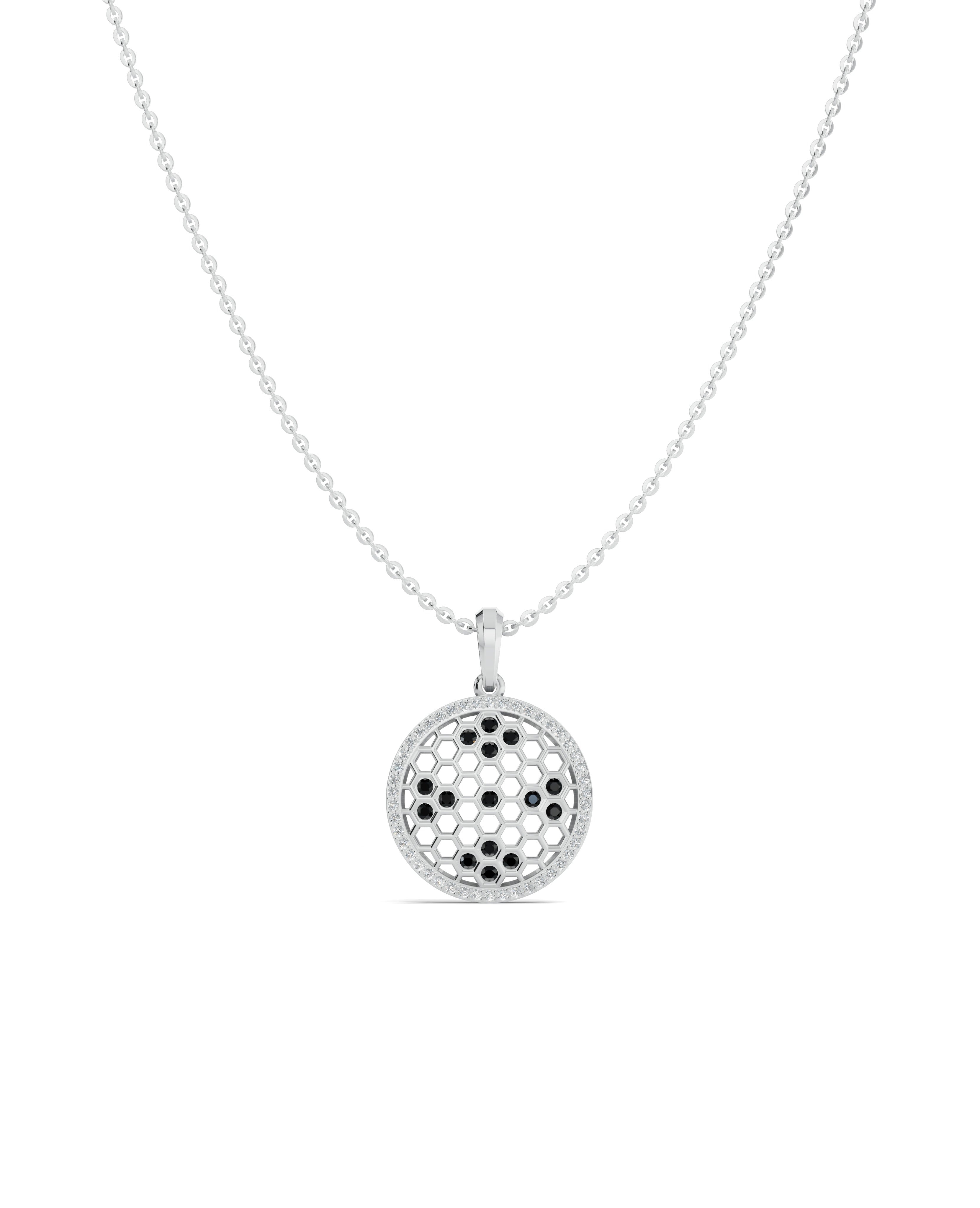 Platinized Sterling Silver