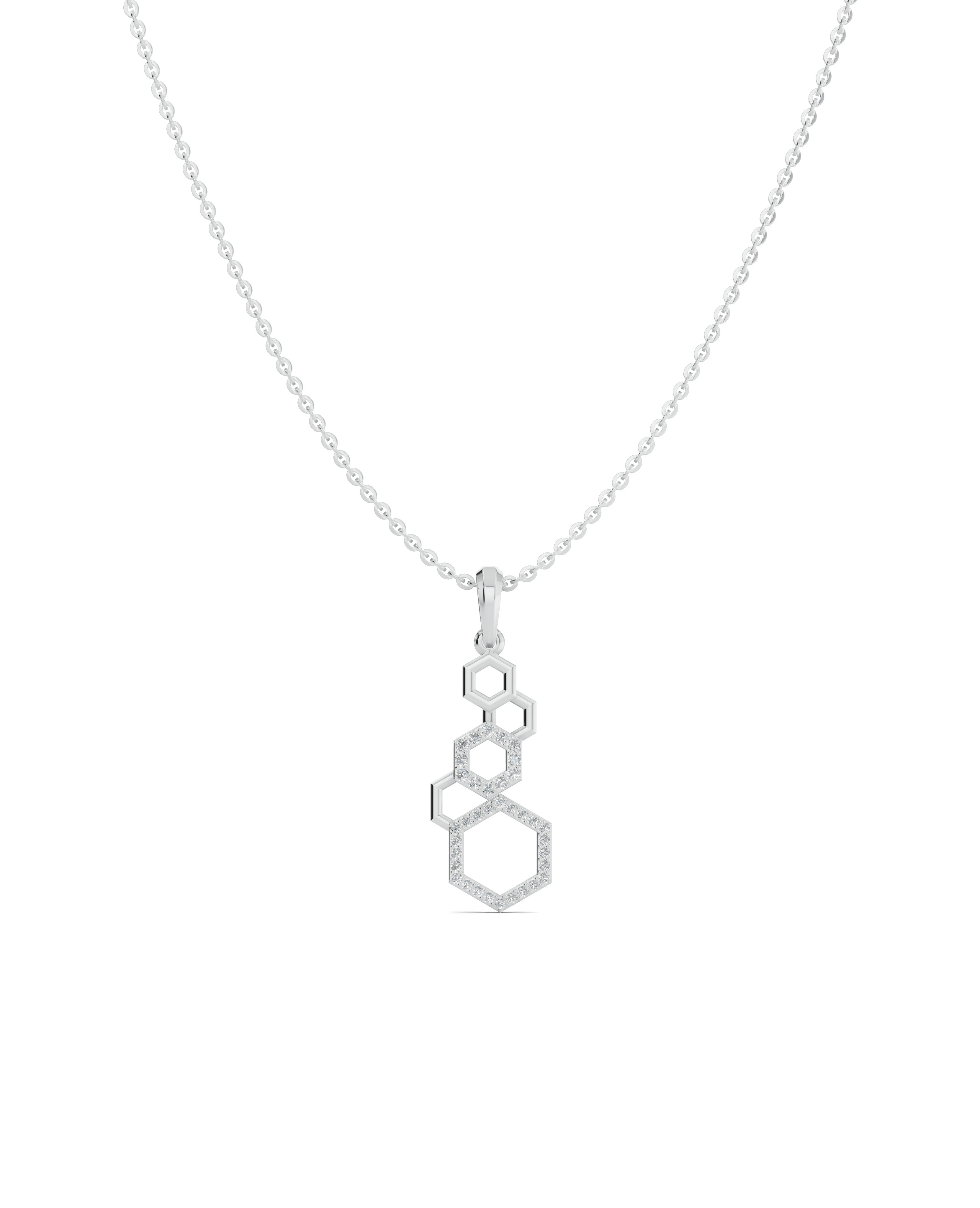 Platinized Sterling Silver