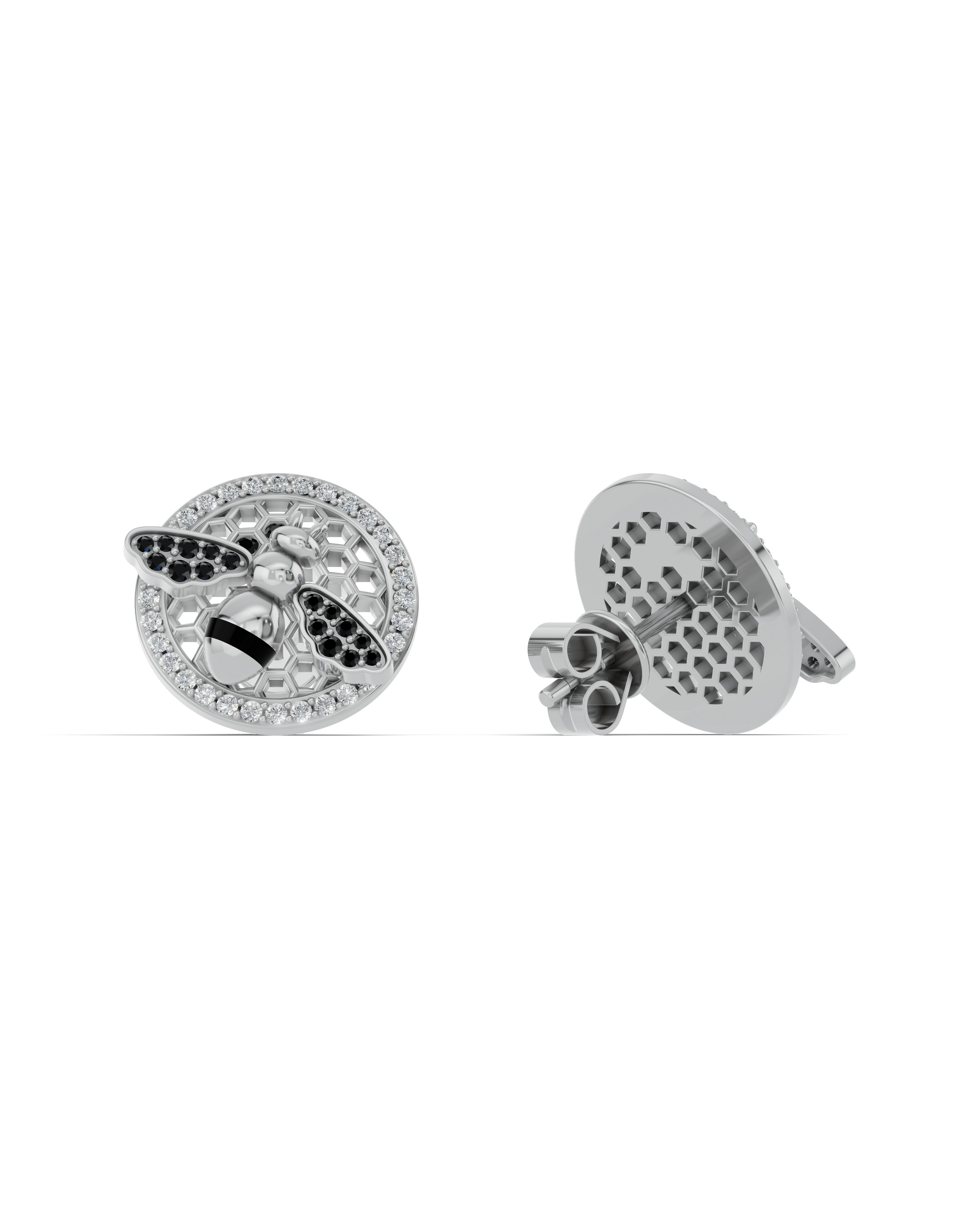 Platinized Sterling Silver