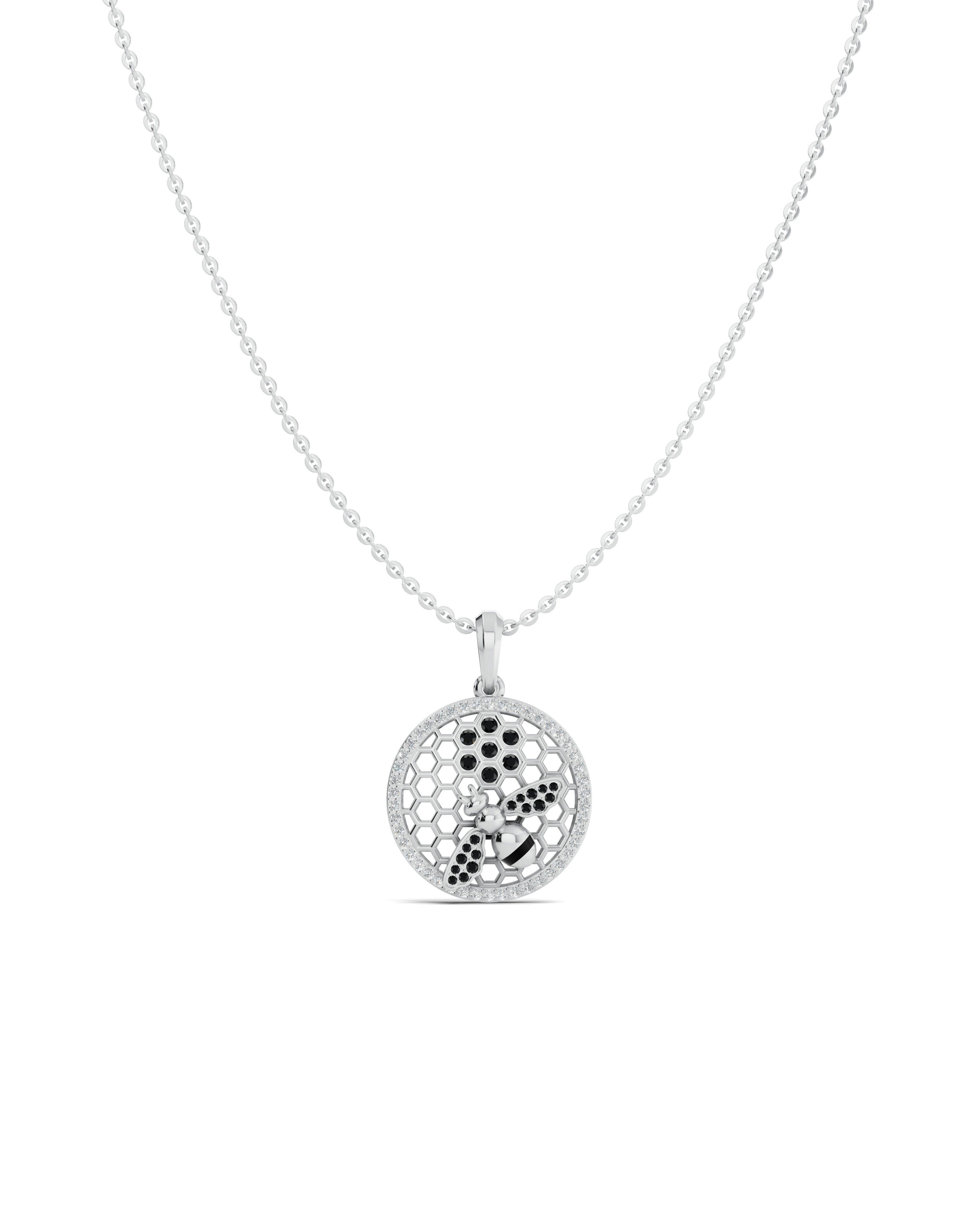 Platinized Sterling Silver