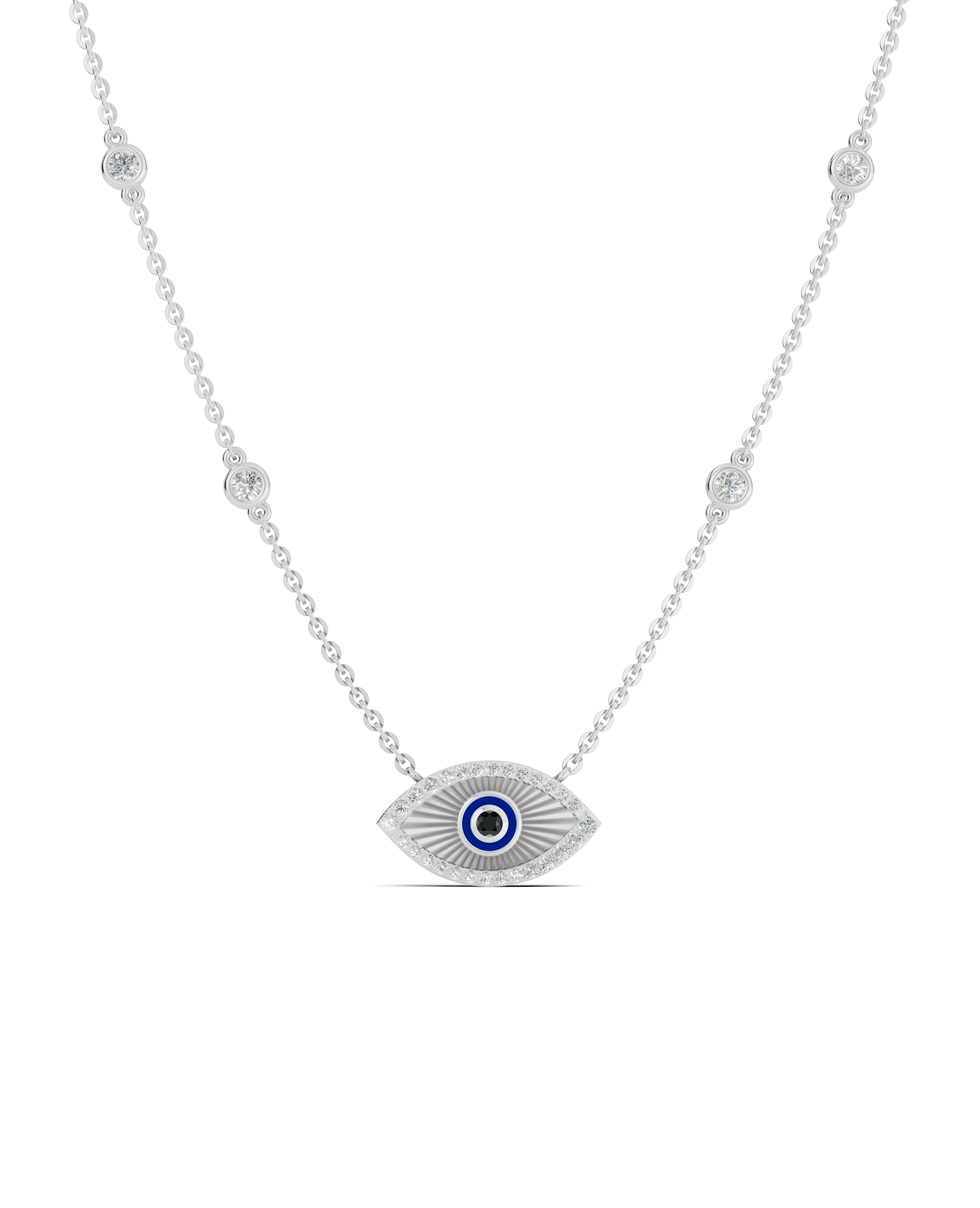 Platinized Sterling Silver