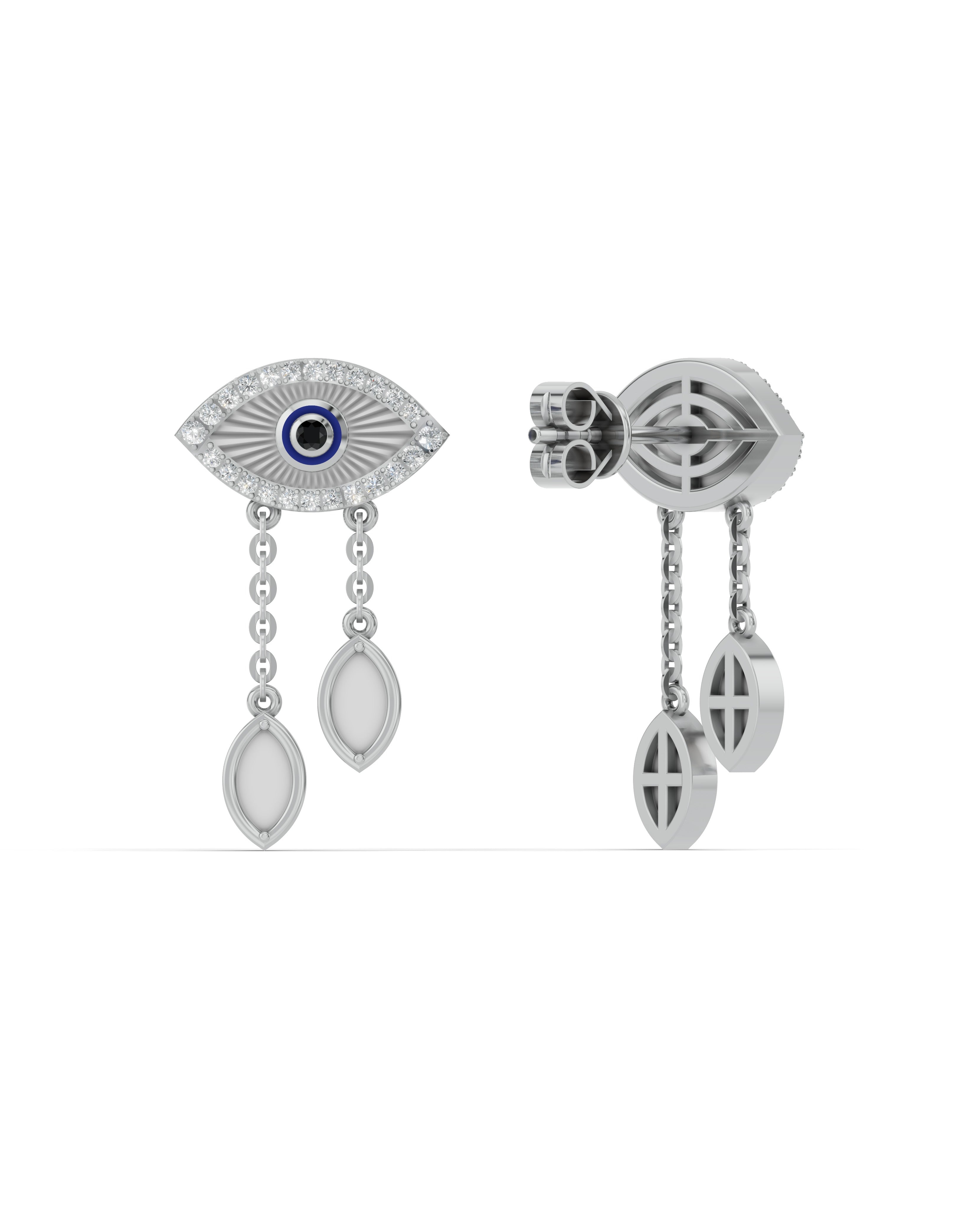 Platinized Sterling Silver