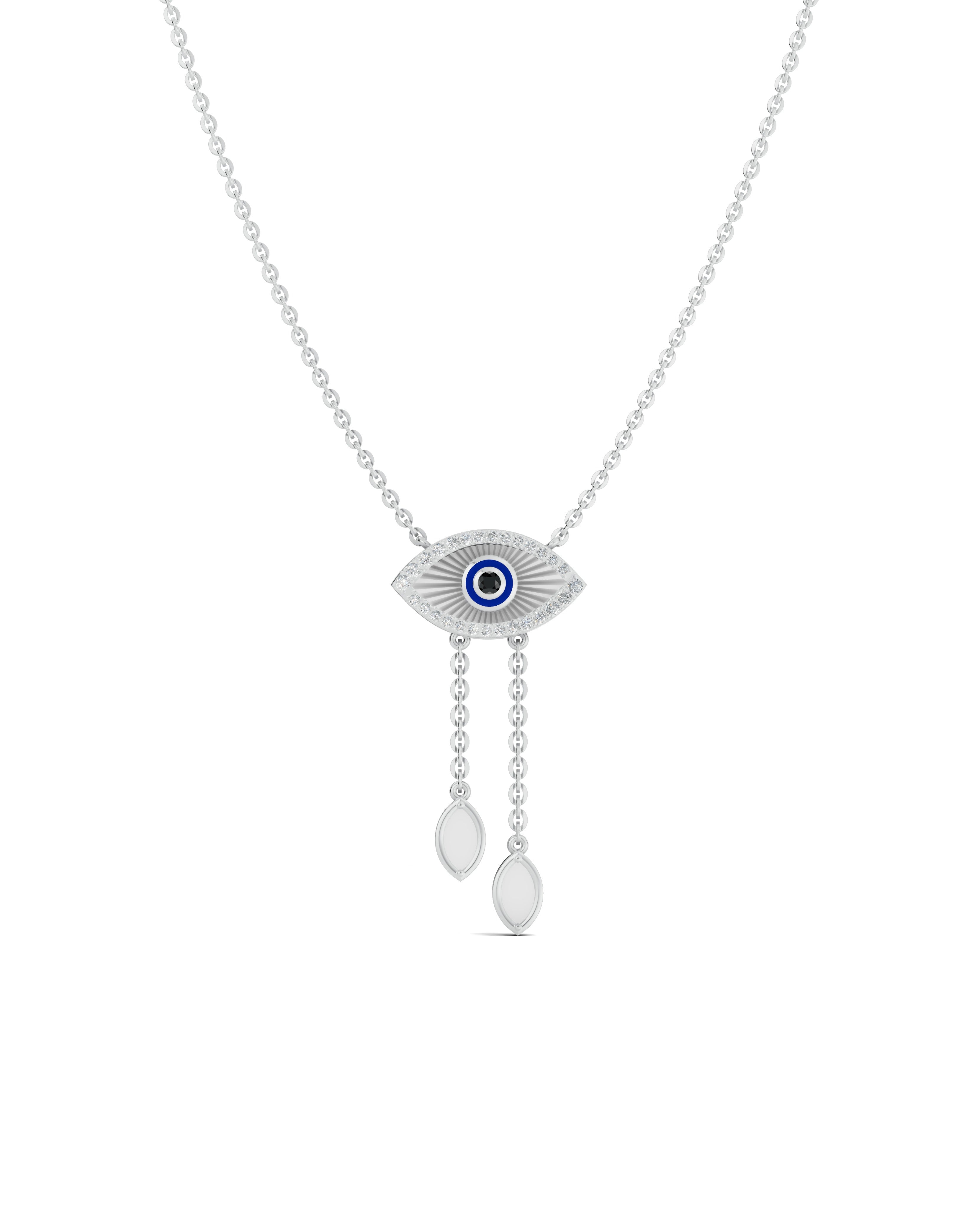 Platinized Sterling Silver