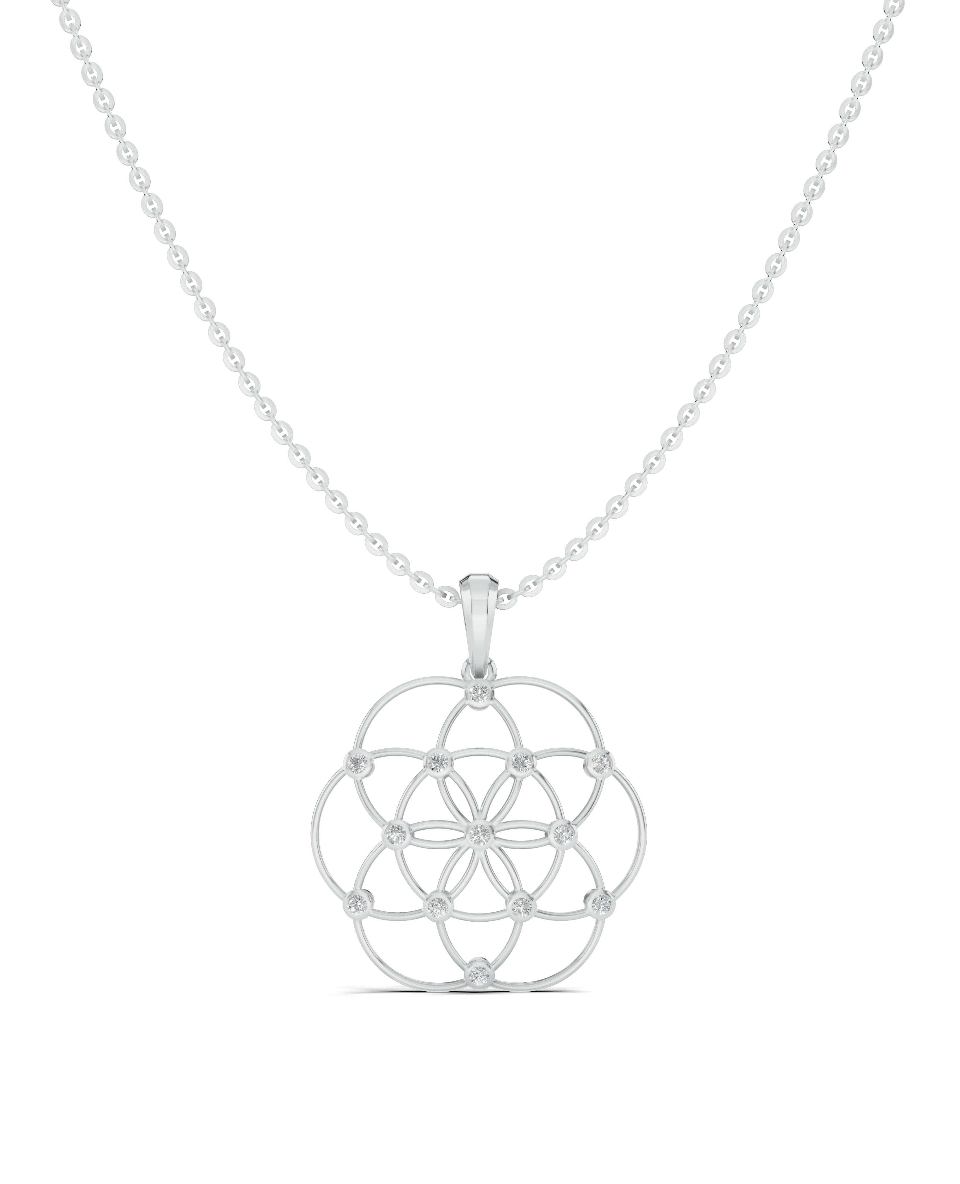 Platinized Sterling Silver