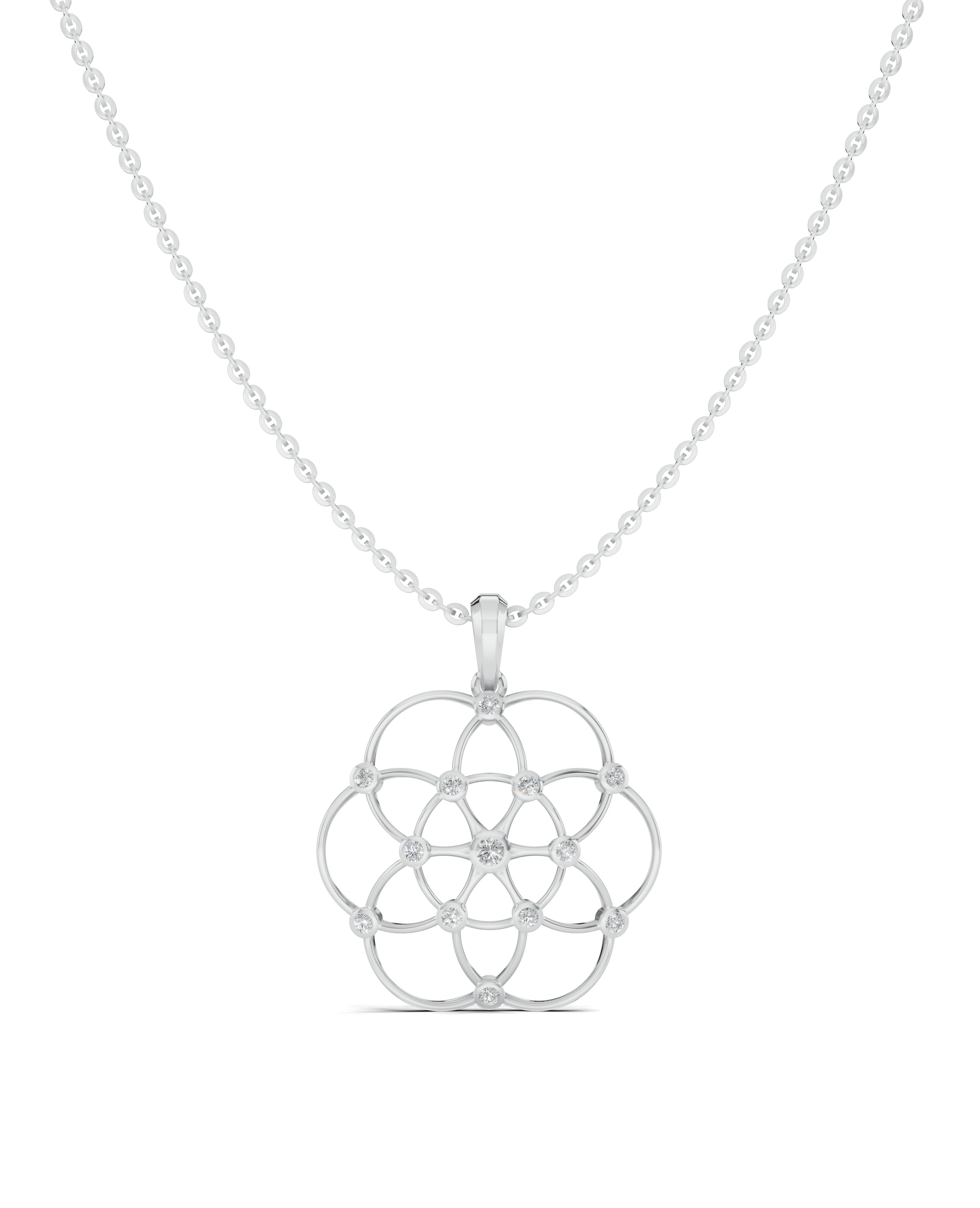 Platinized Sterling Silver