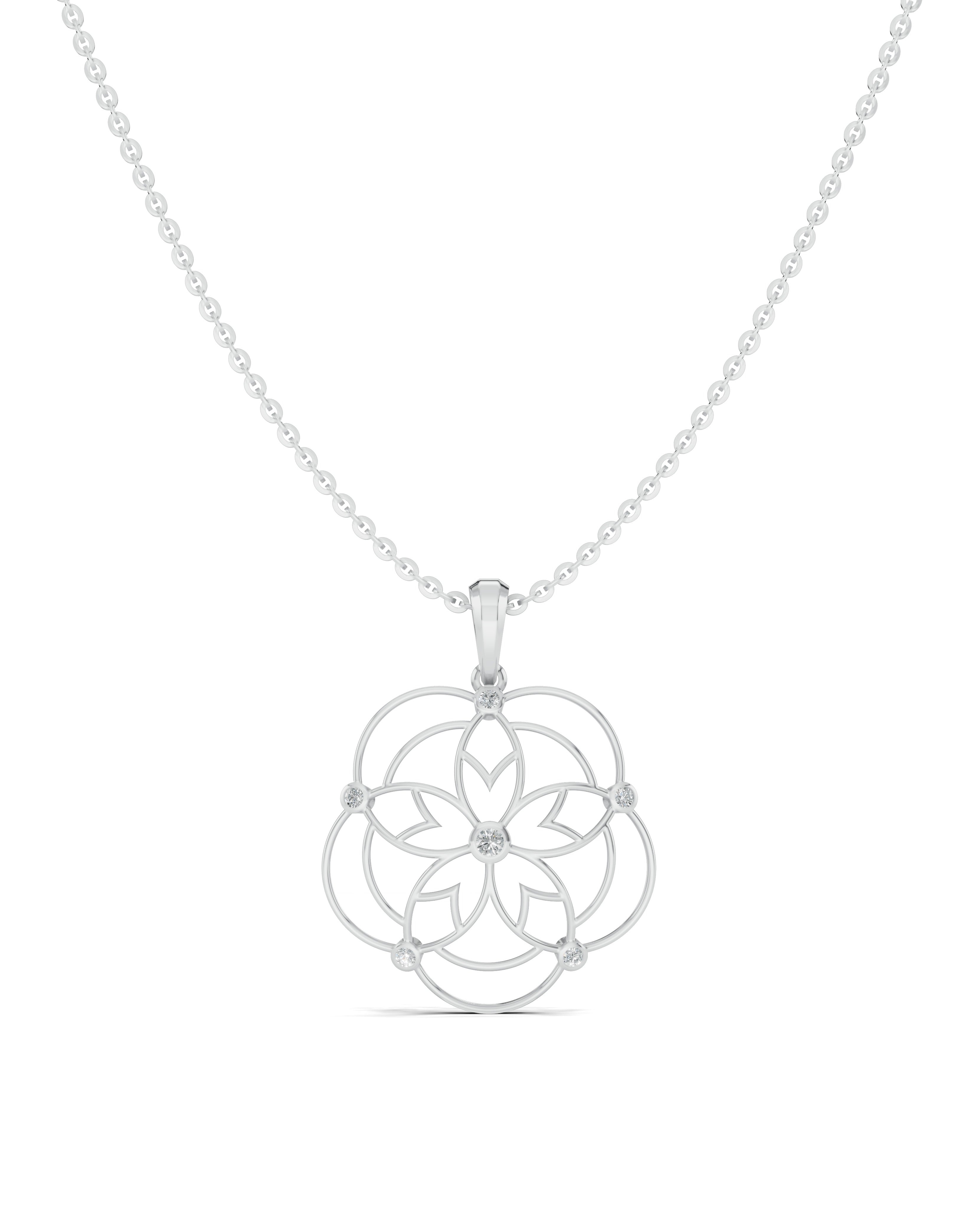 Platinized Sterling Silver