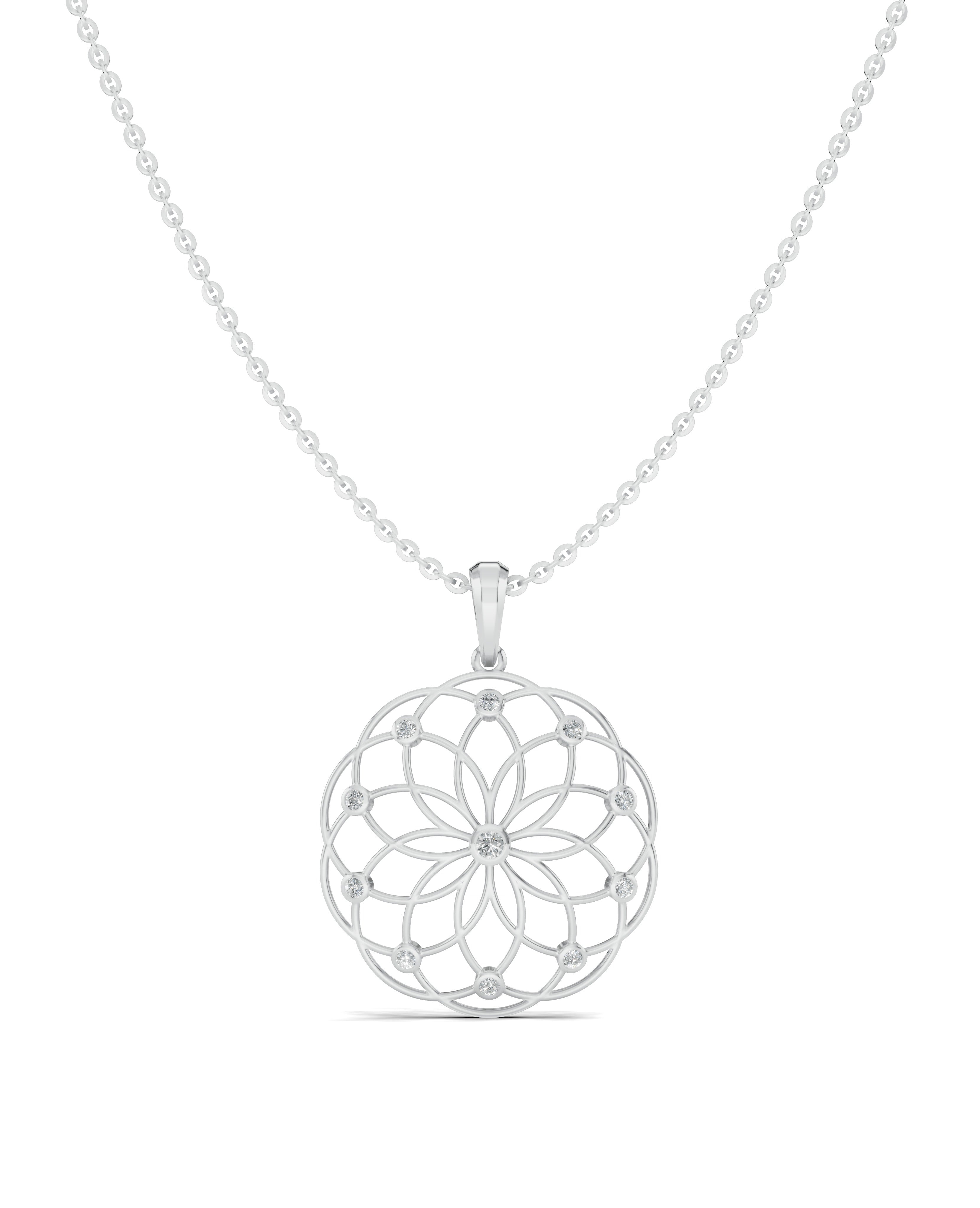 Platinized Sterling Silver