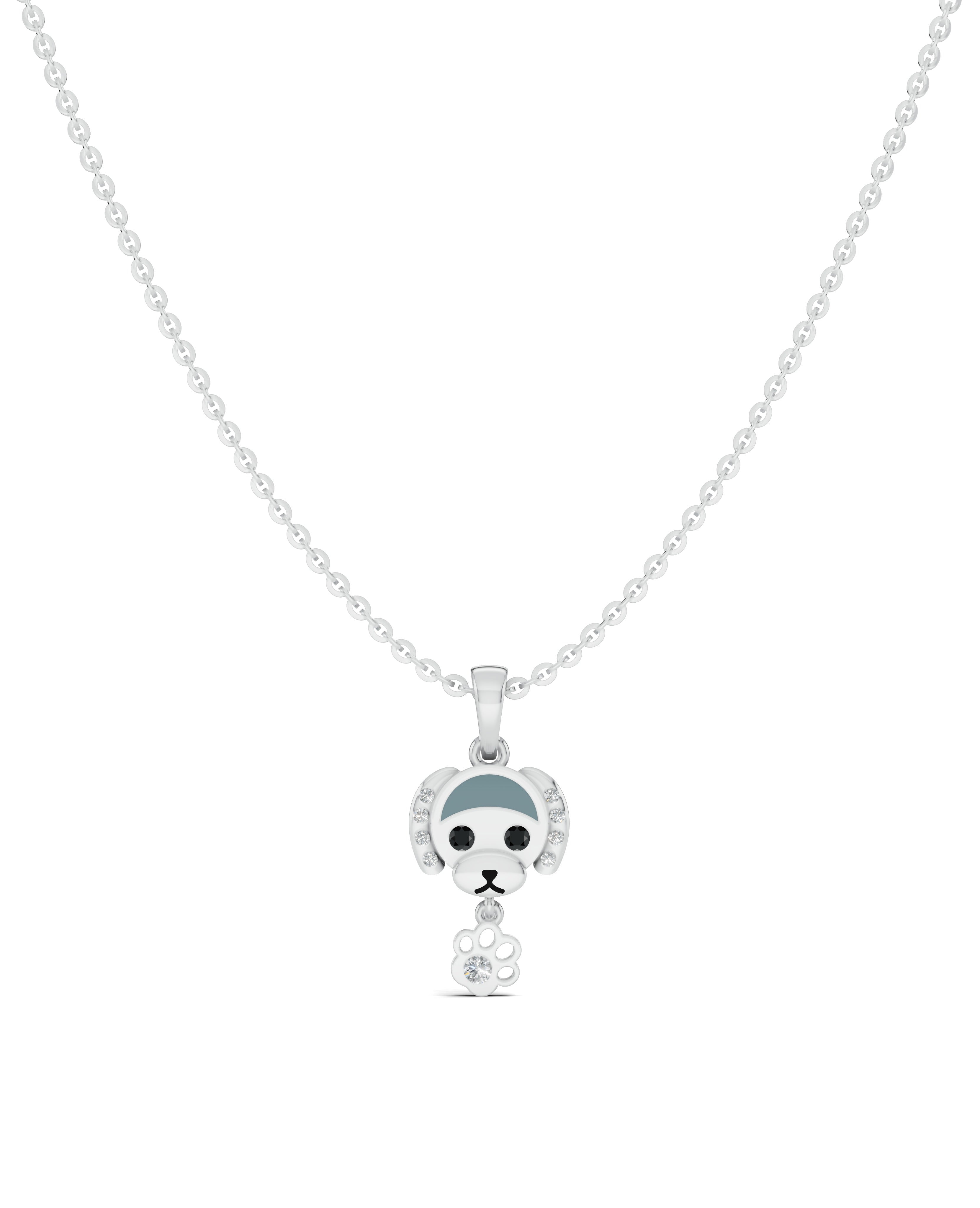 Platinized Sterling Silver