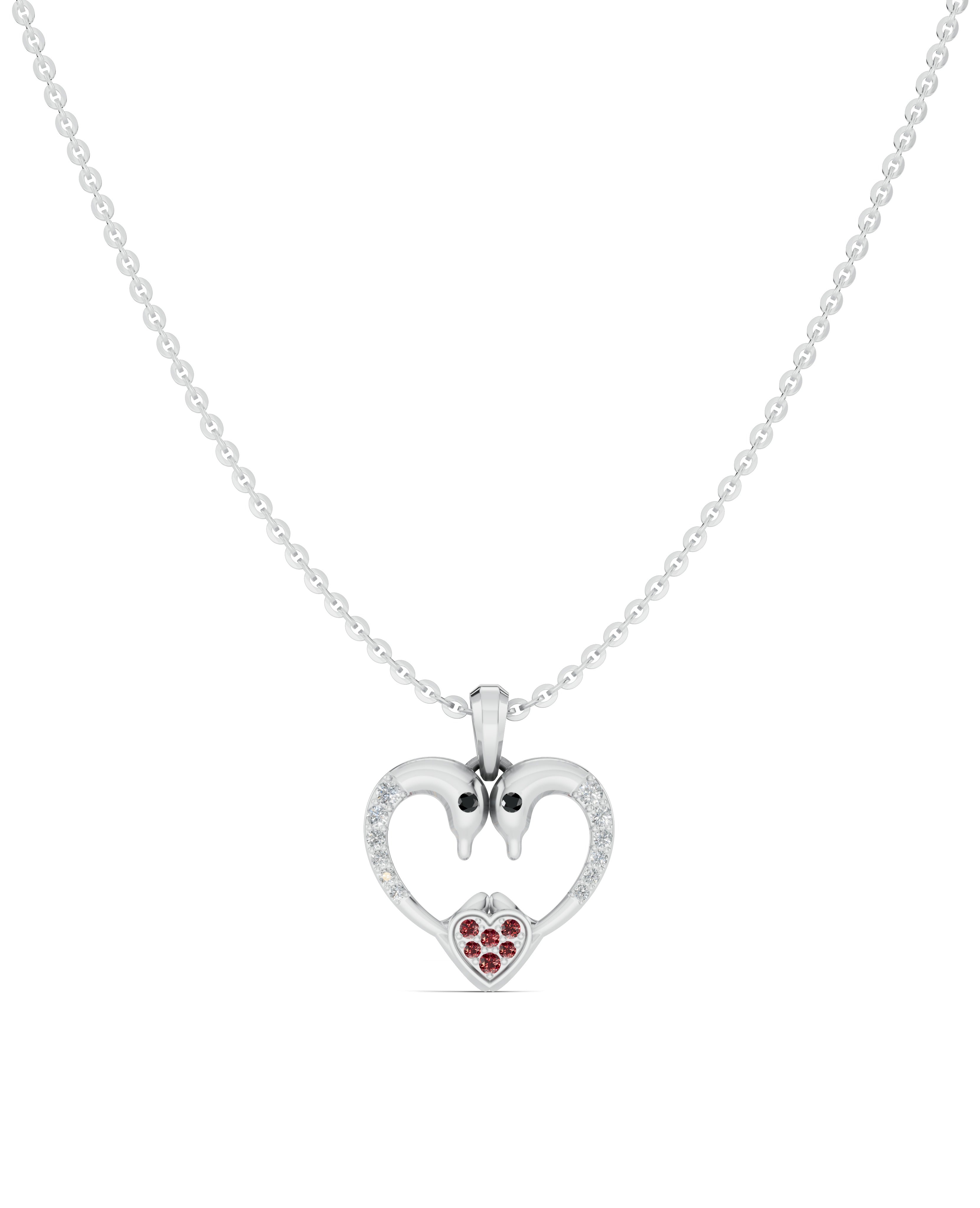 Platinized Sterling Silver