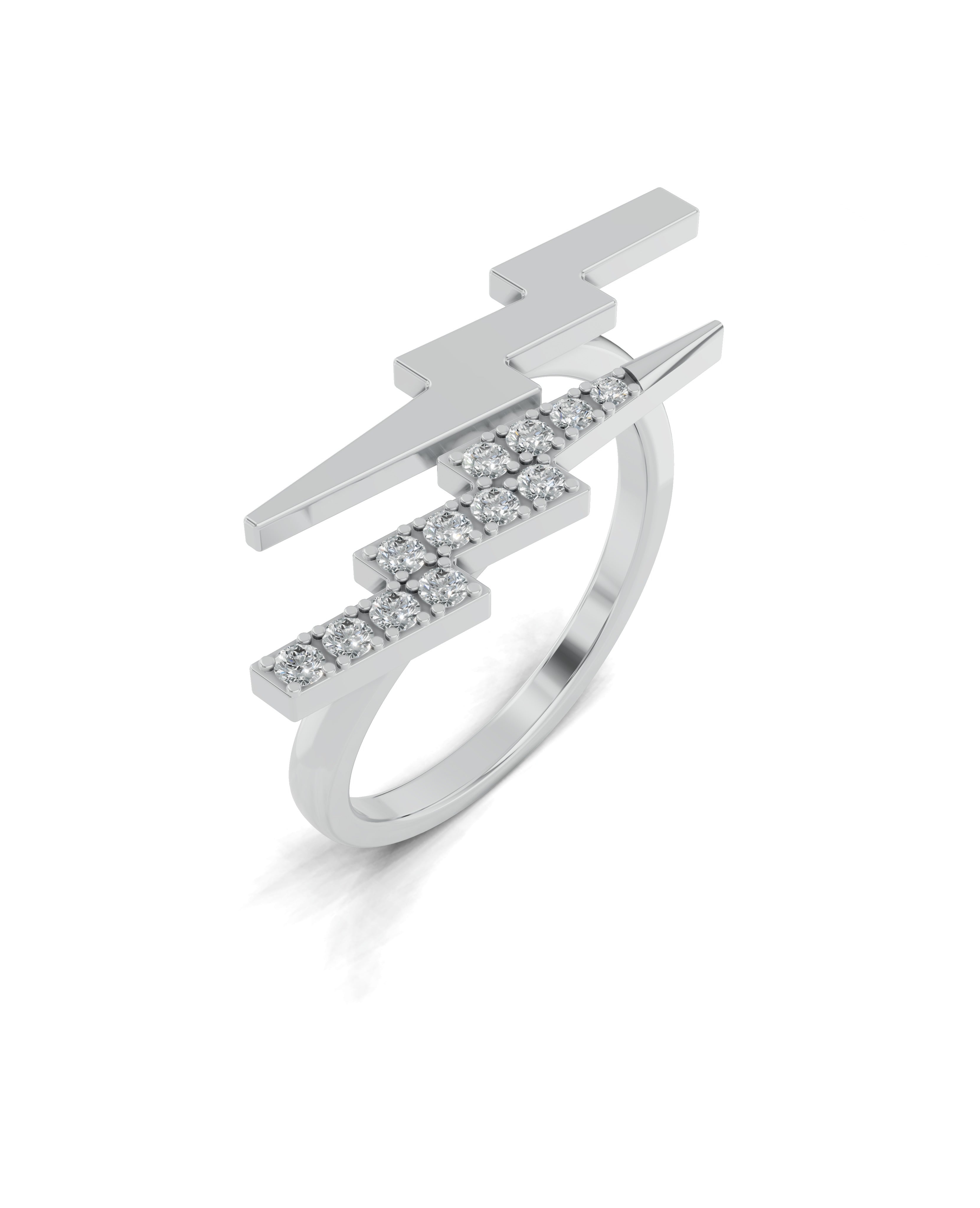 Platinized Sterling Silver