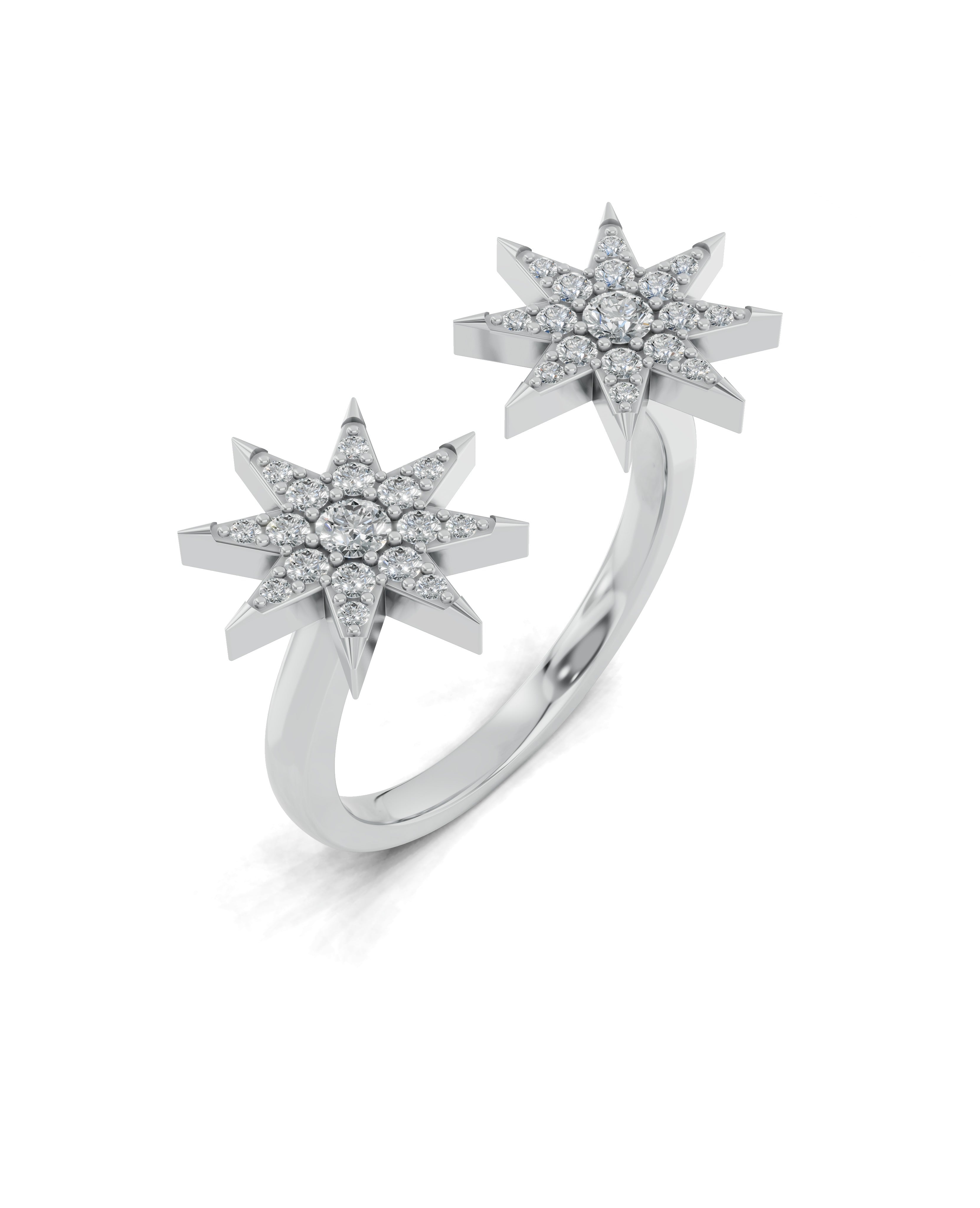 Platinized Sterling Silver