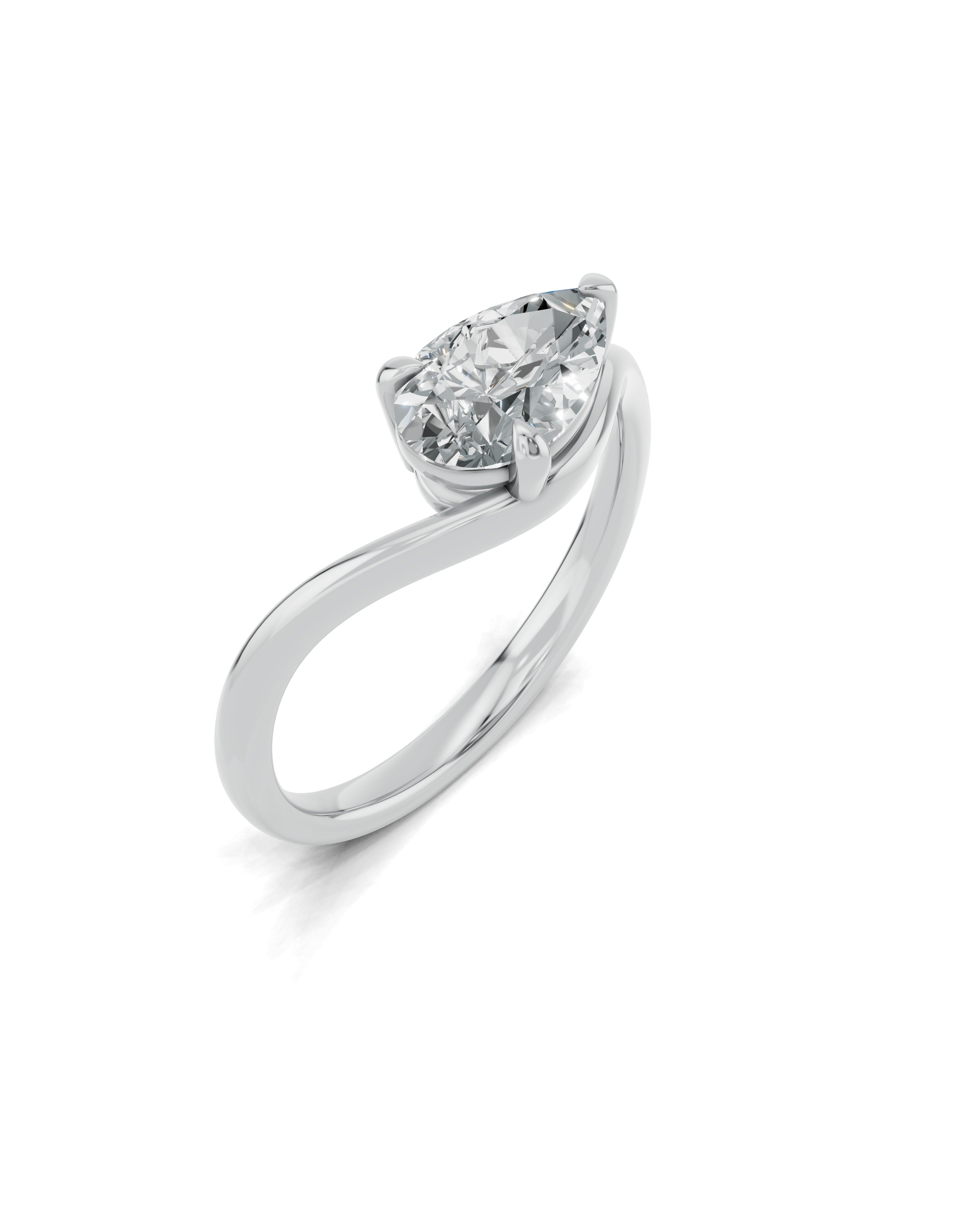 Platinized Sterling Silver