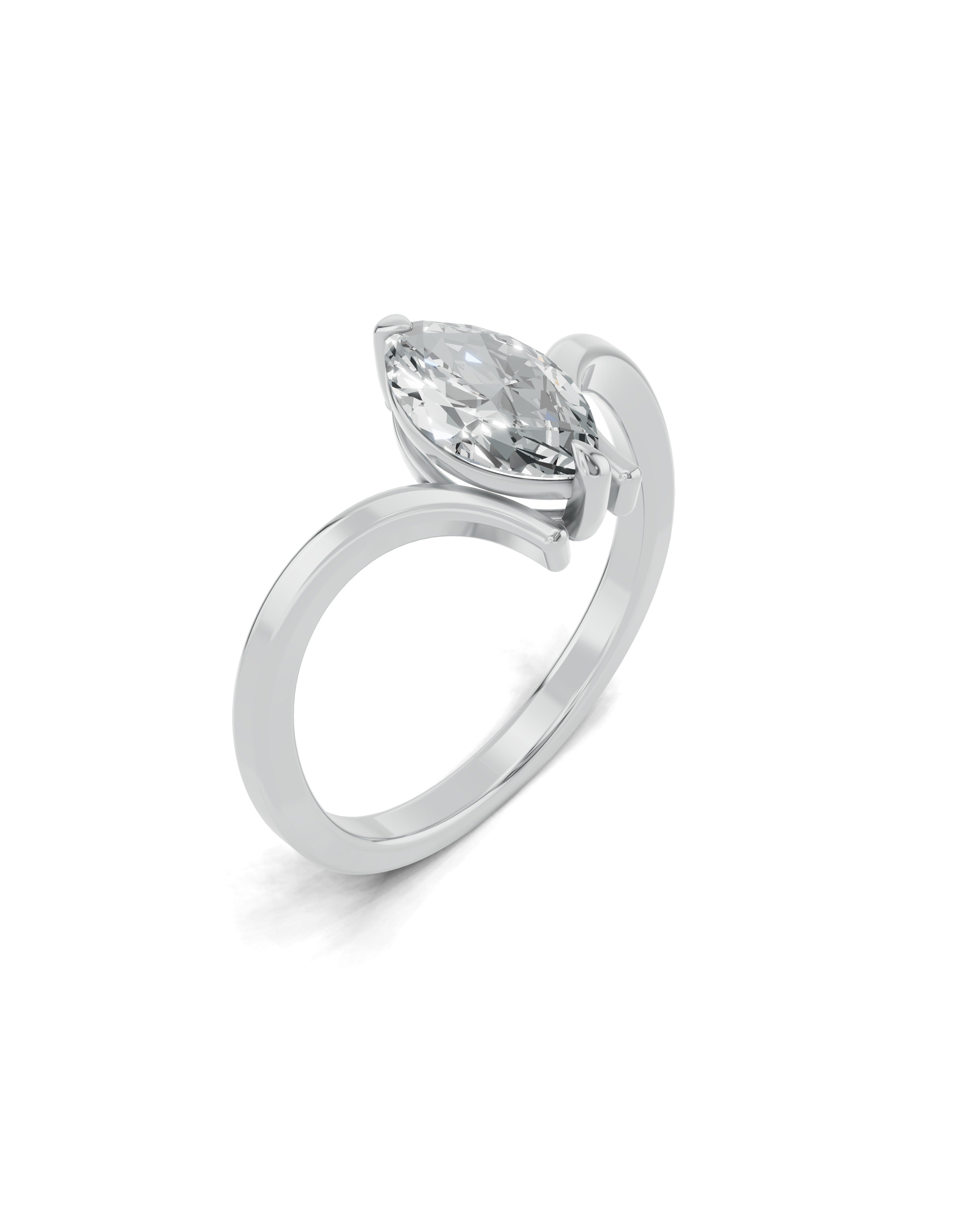 Platinized Sterling Silver