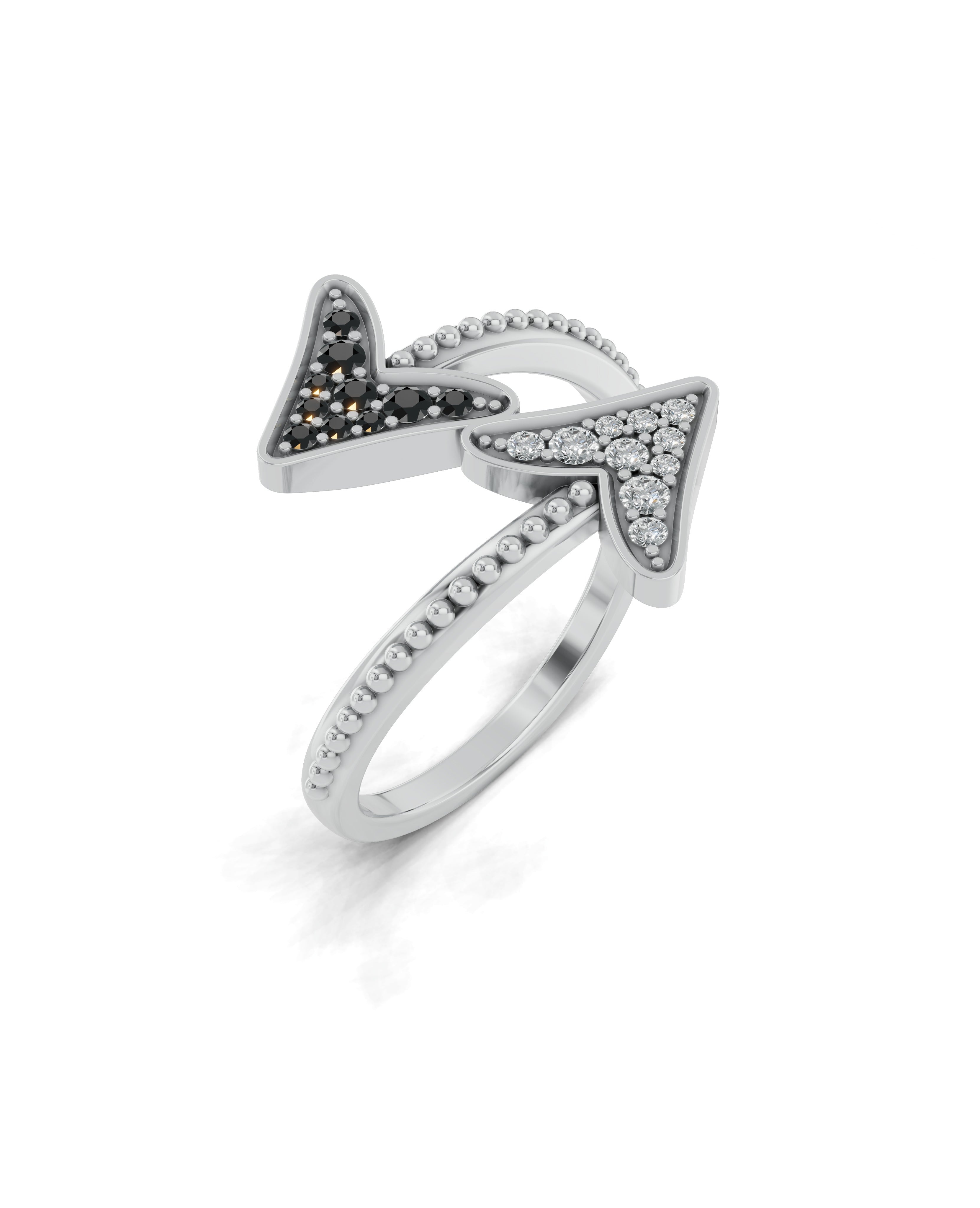 Platinized Sterling Silver