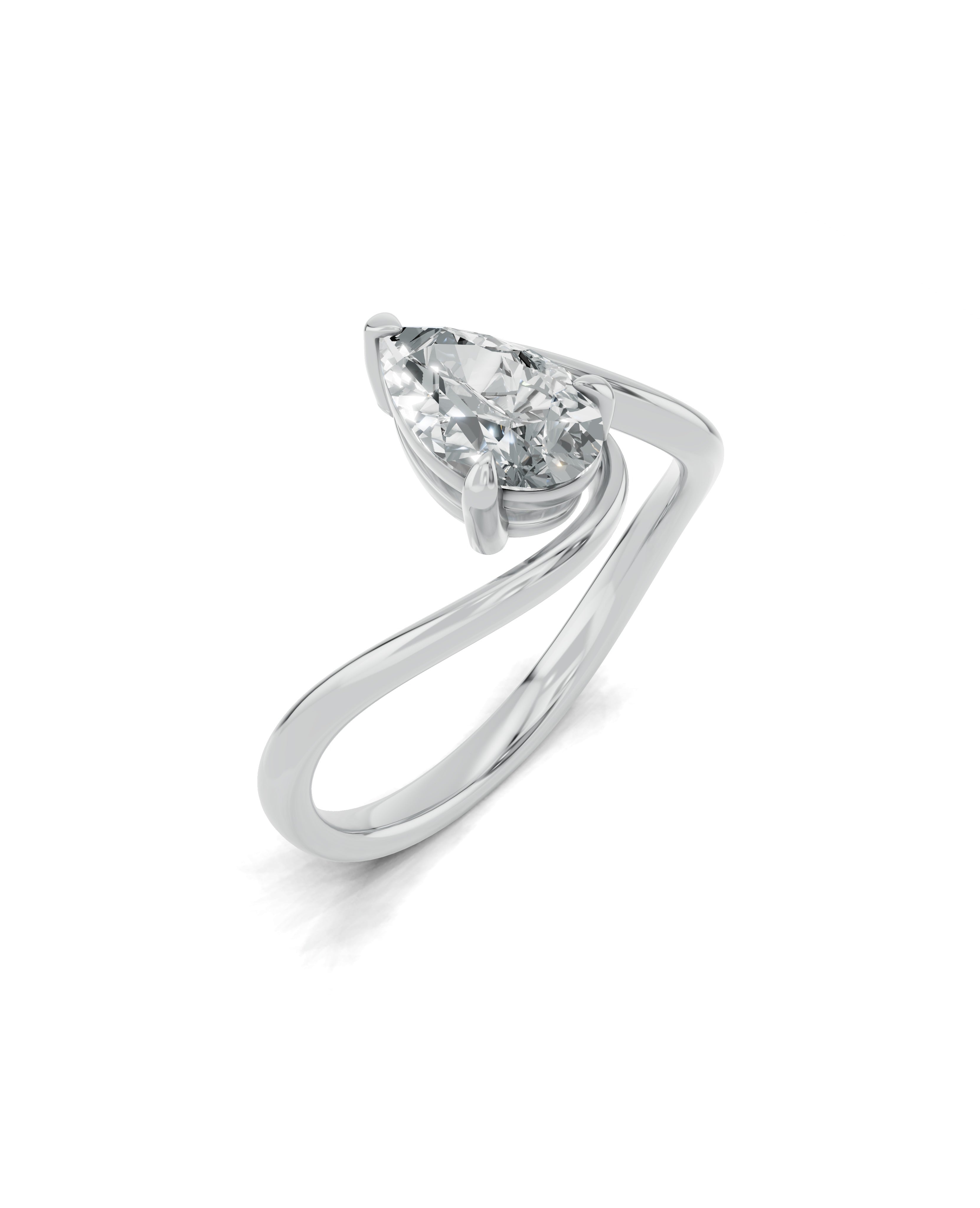 Platinized Sterling Silver