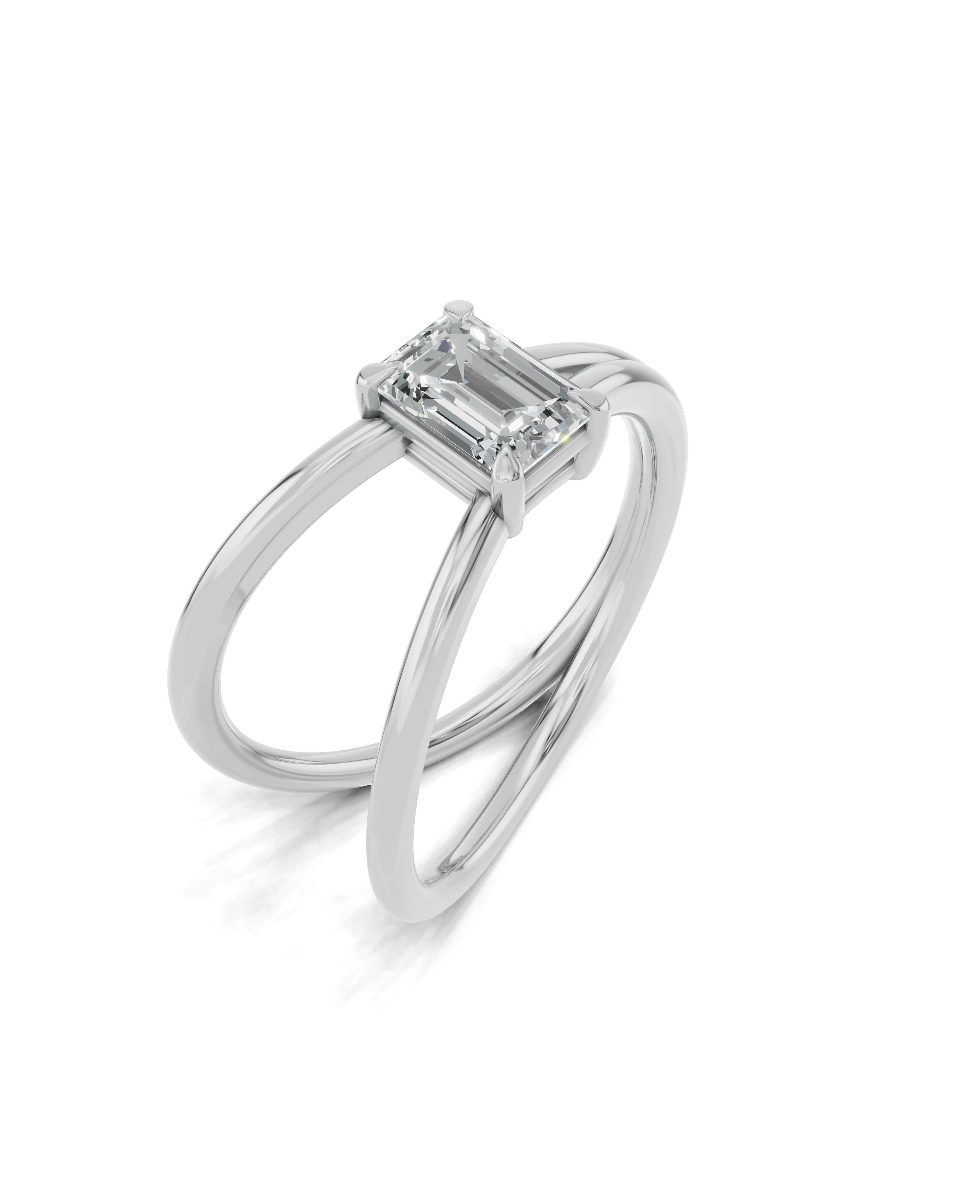 Platinized Sterling Silver