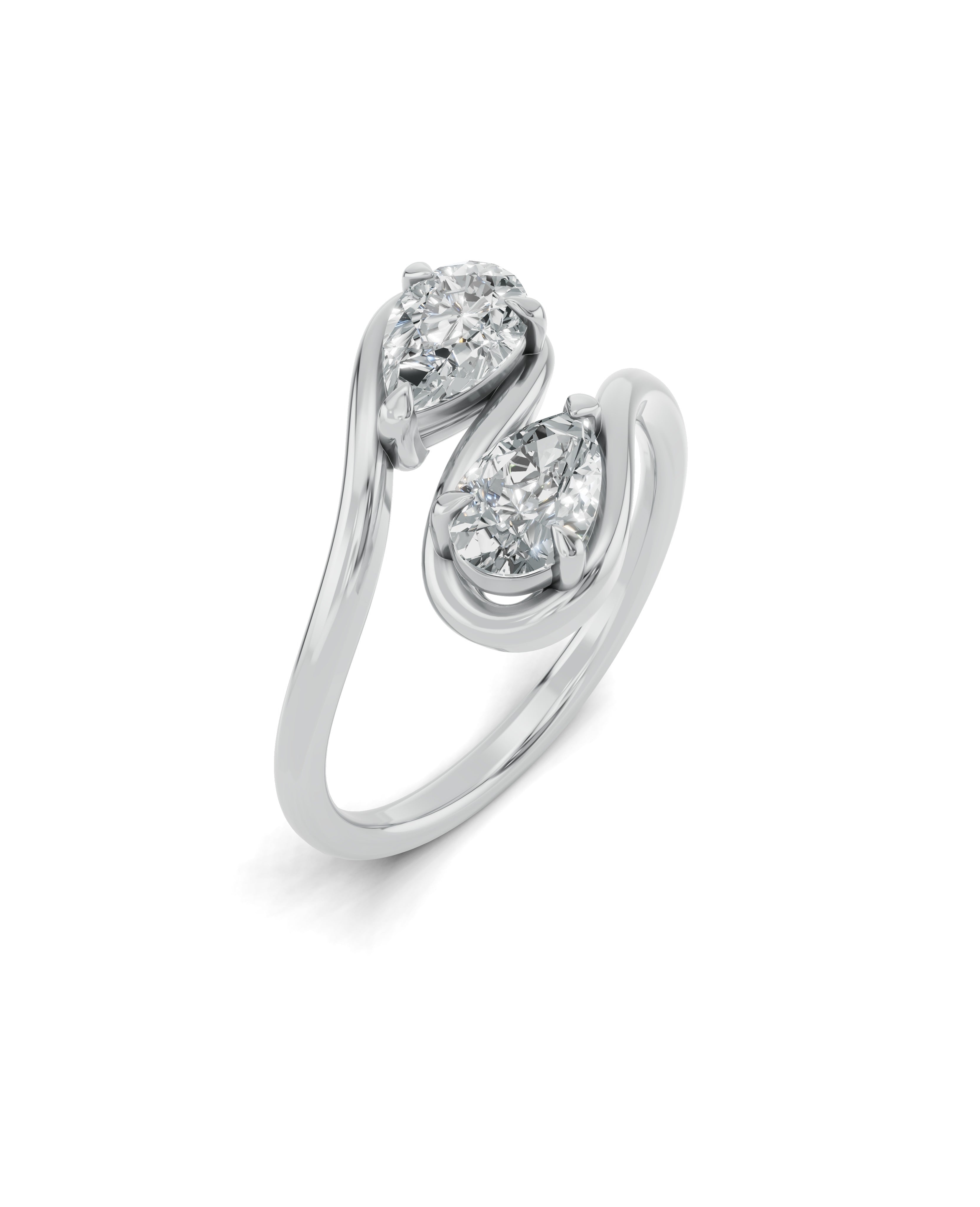 Platinized Sterling Silver