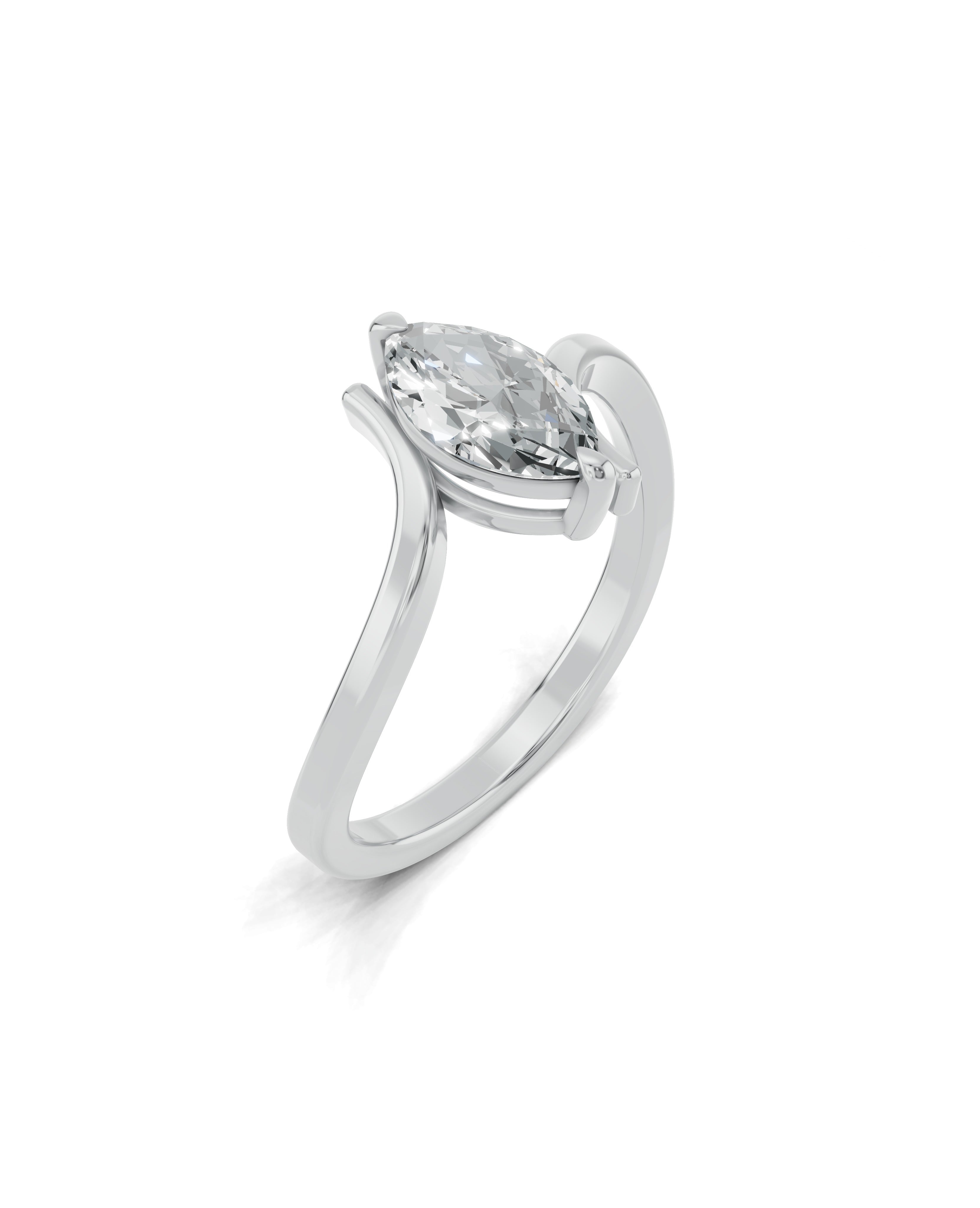 Platinized Sterling Silver