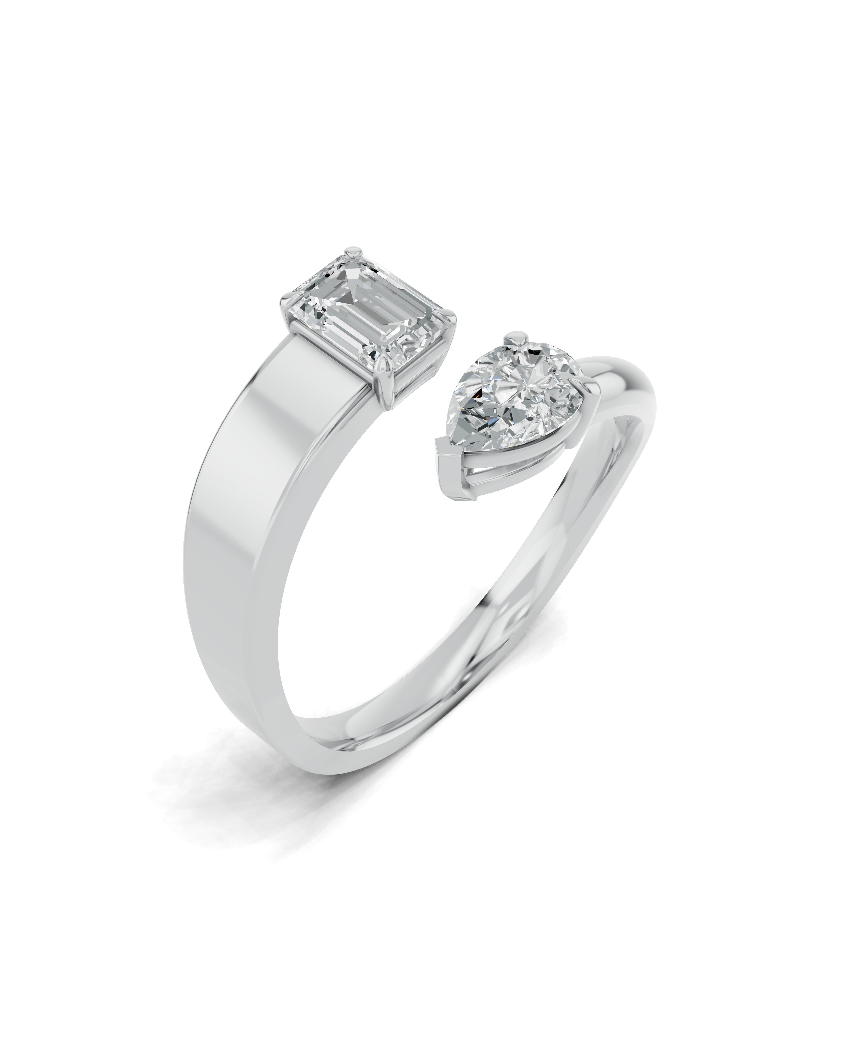 Platinized Sterling Silver