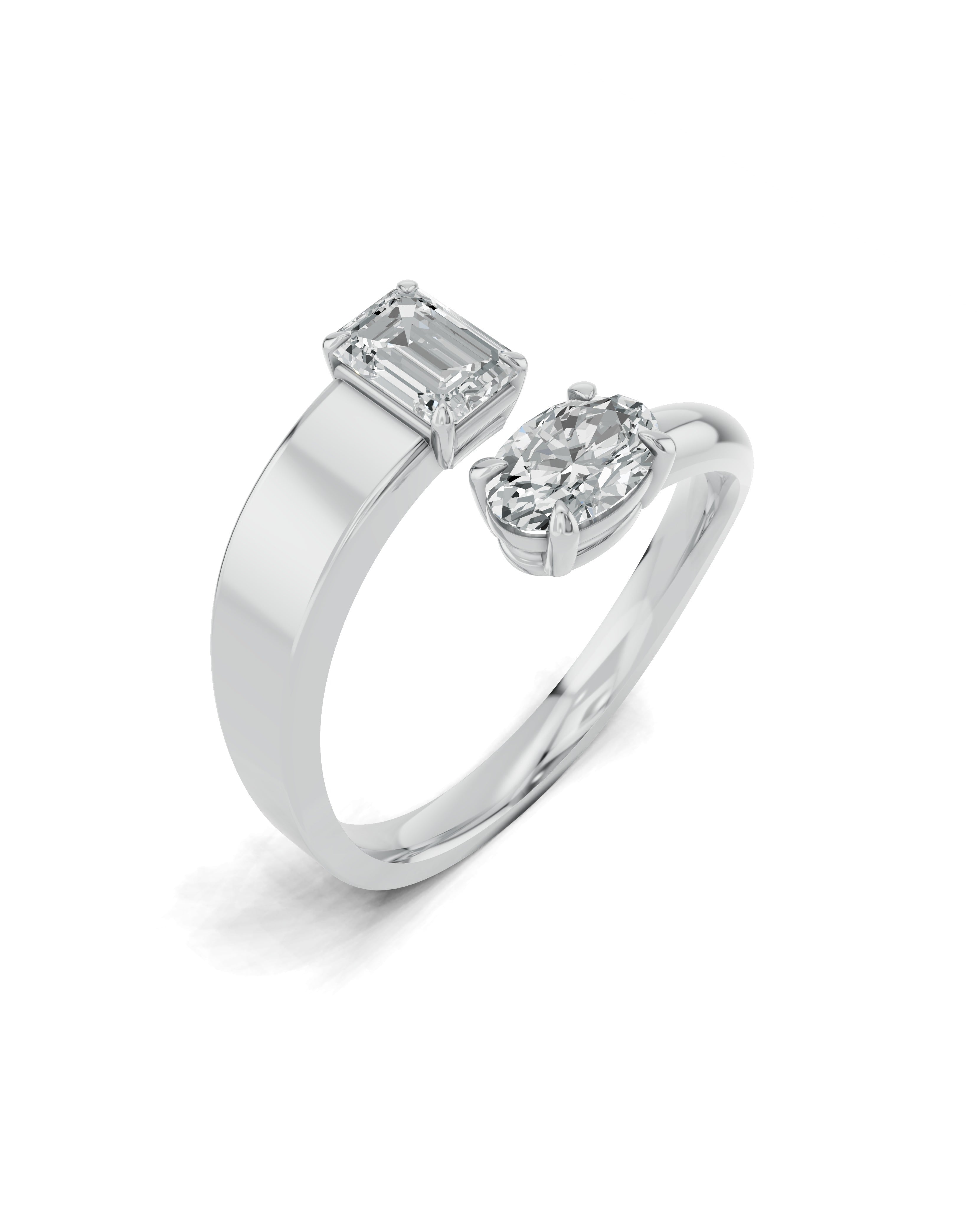 Platinized Sterling Silver