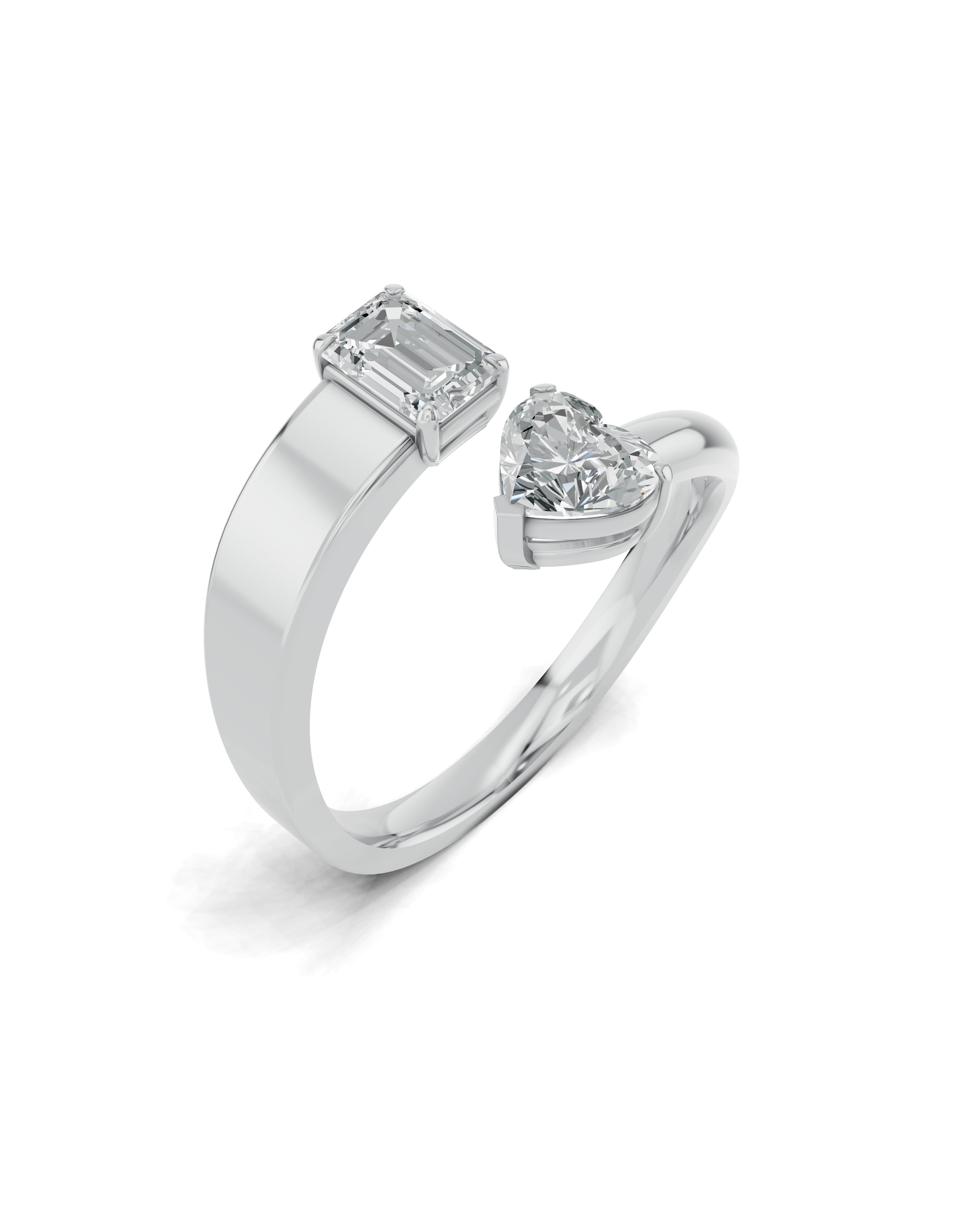 Platinized Sterling Silver