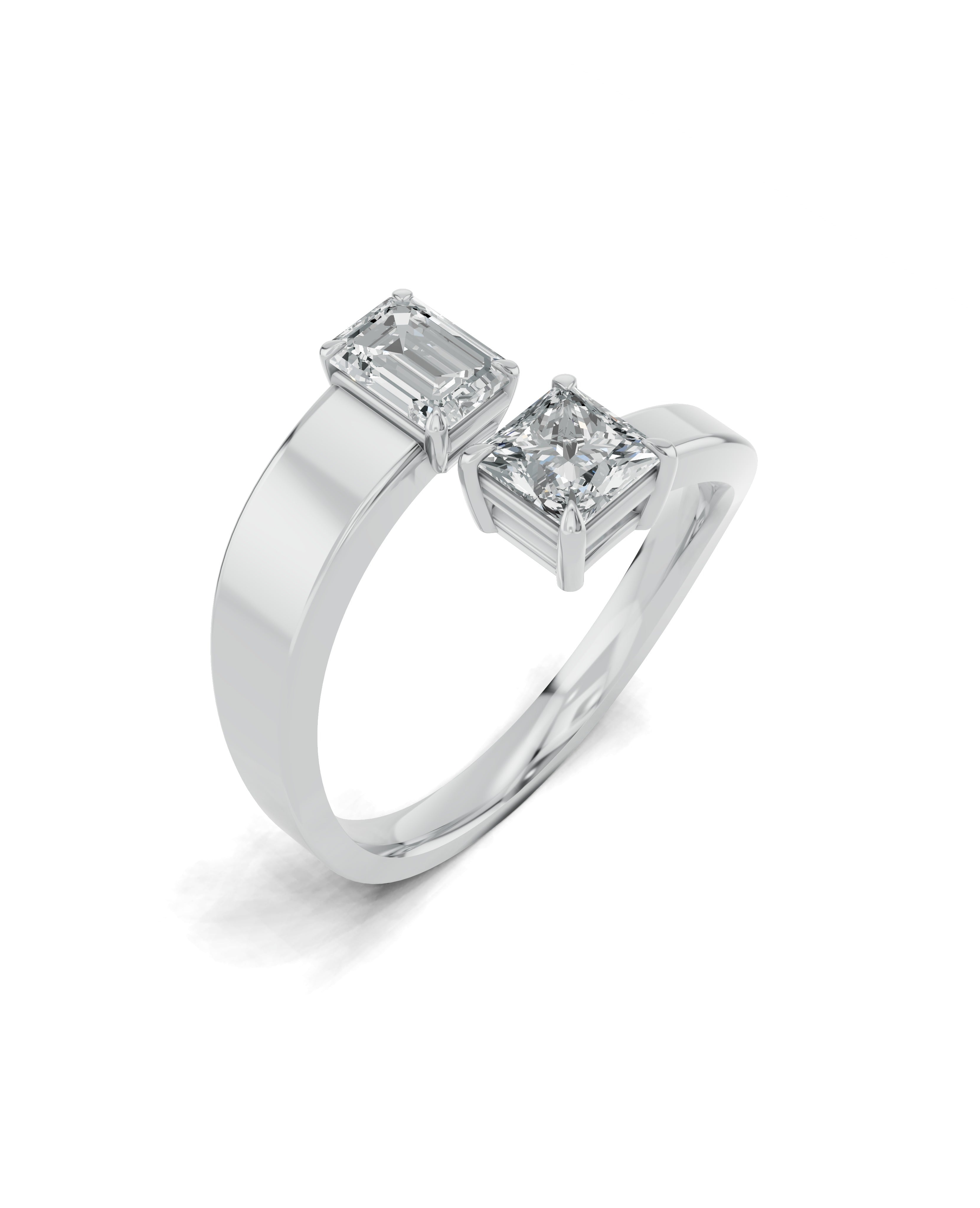 Platinized Sterling Silver