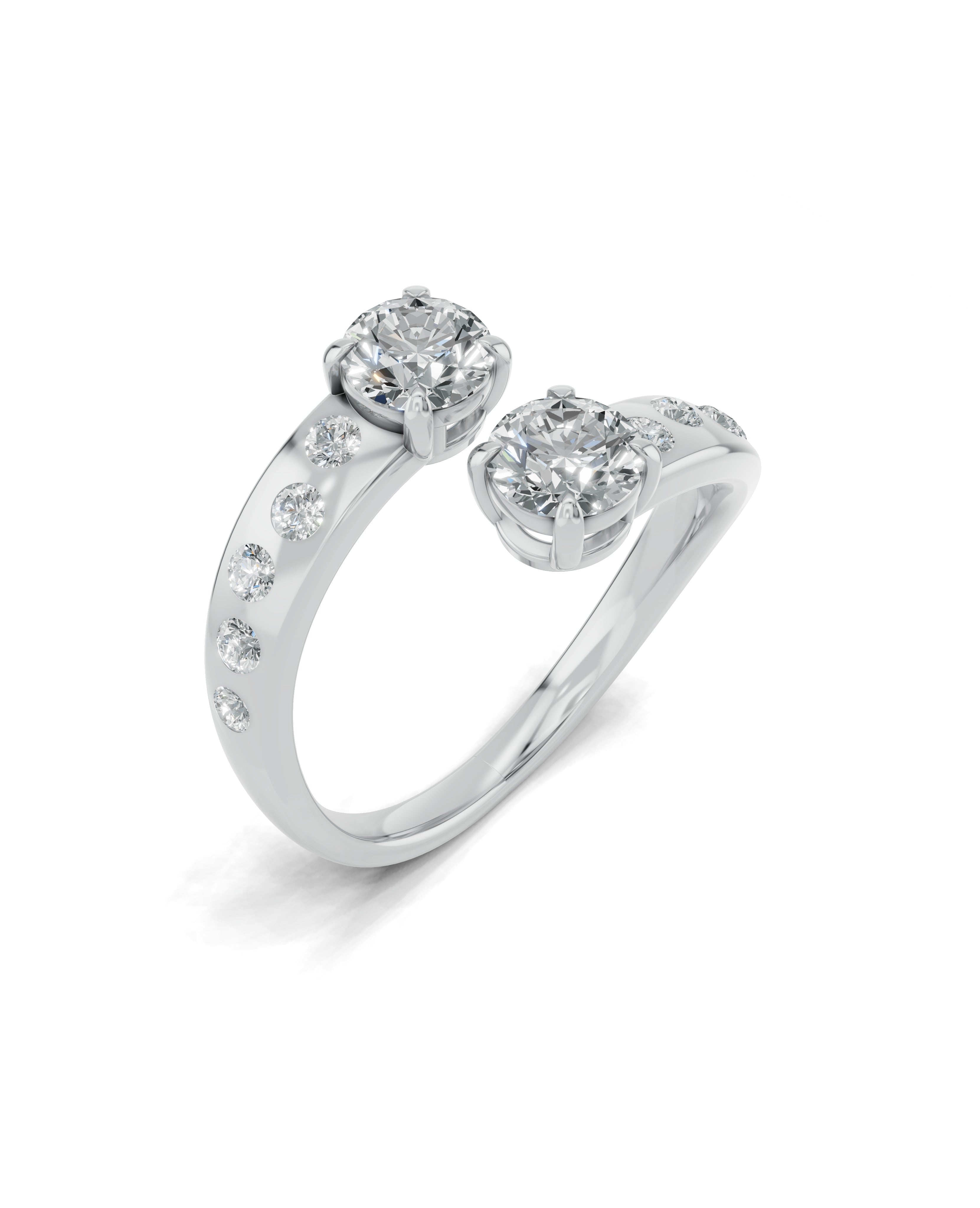 Platinized Sterling Silver