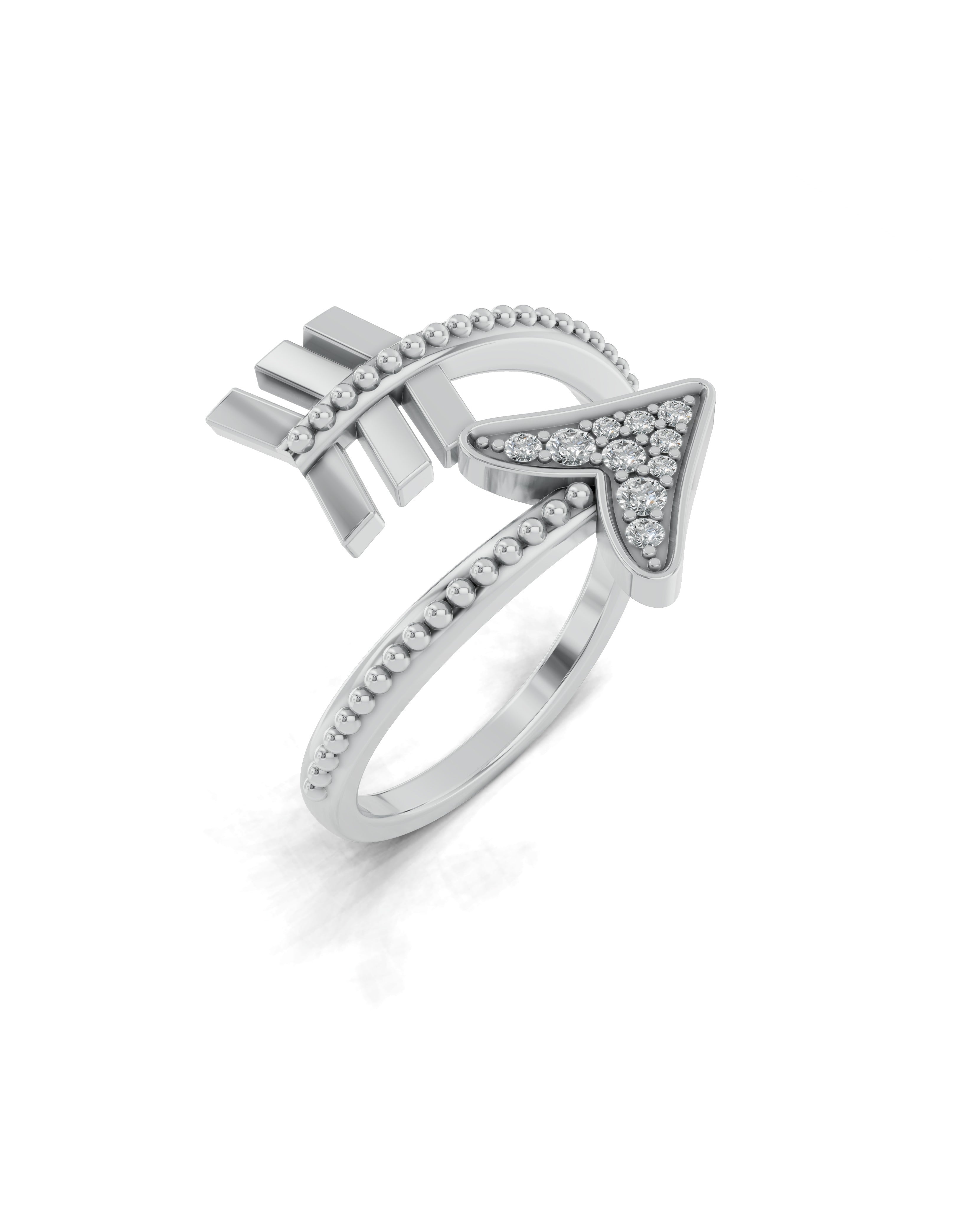 Platinized Sterling Silver