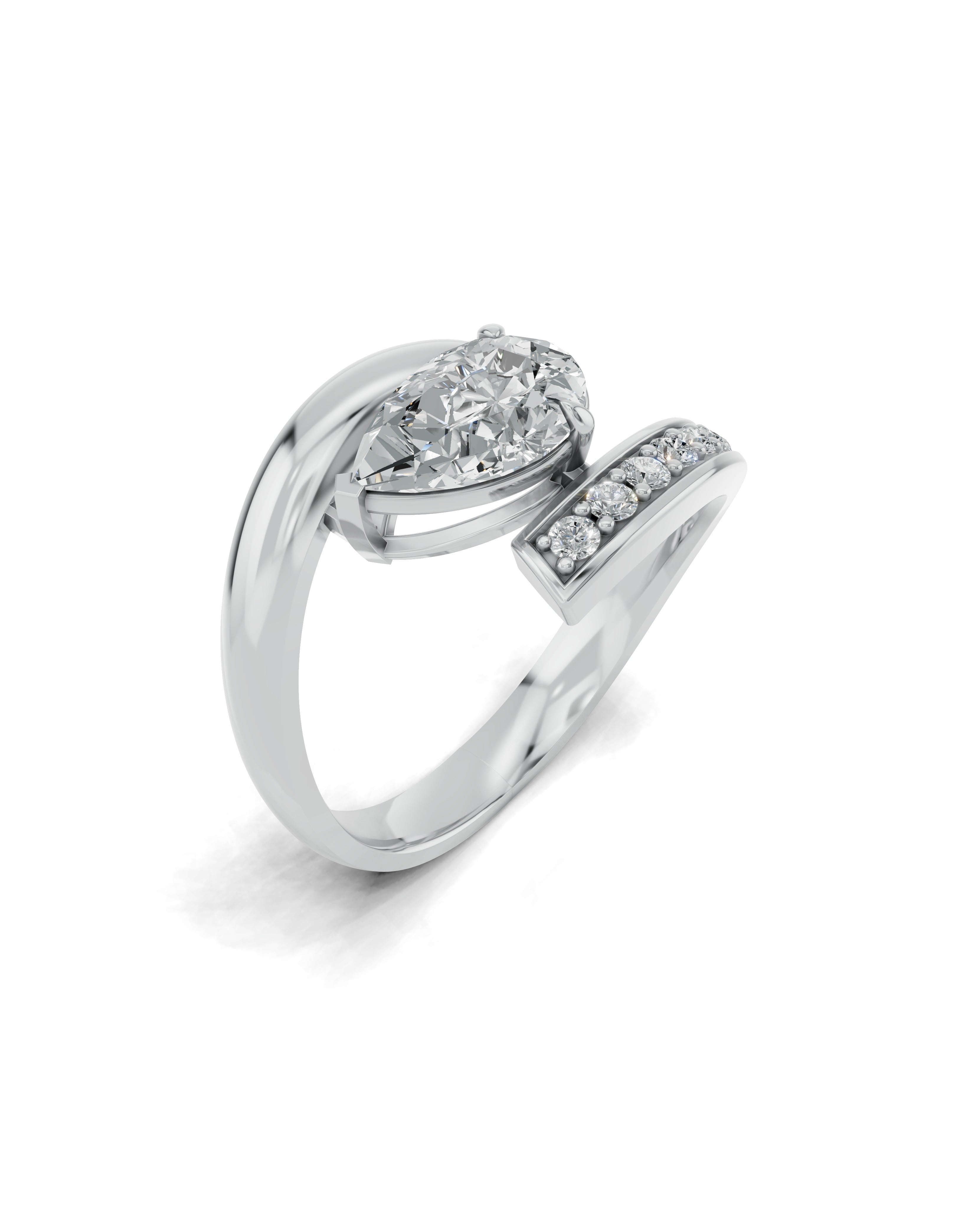 Platinized Sterling Silver