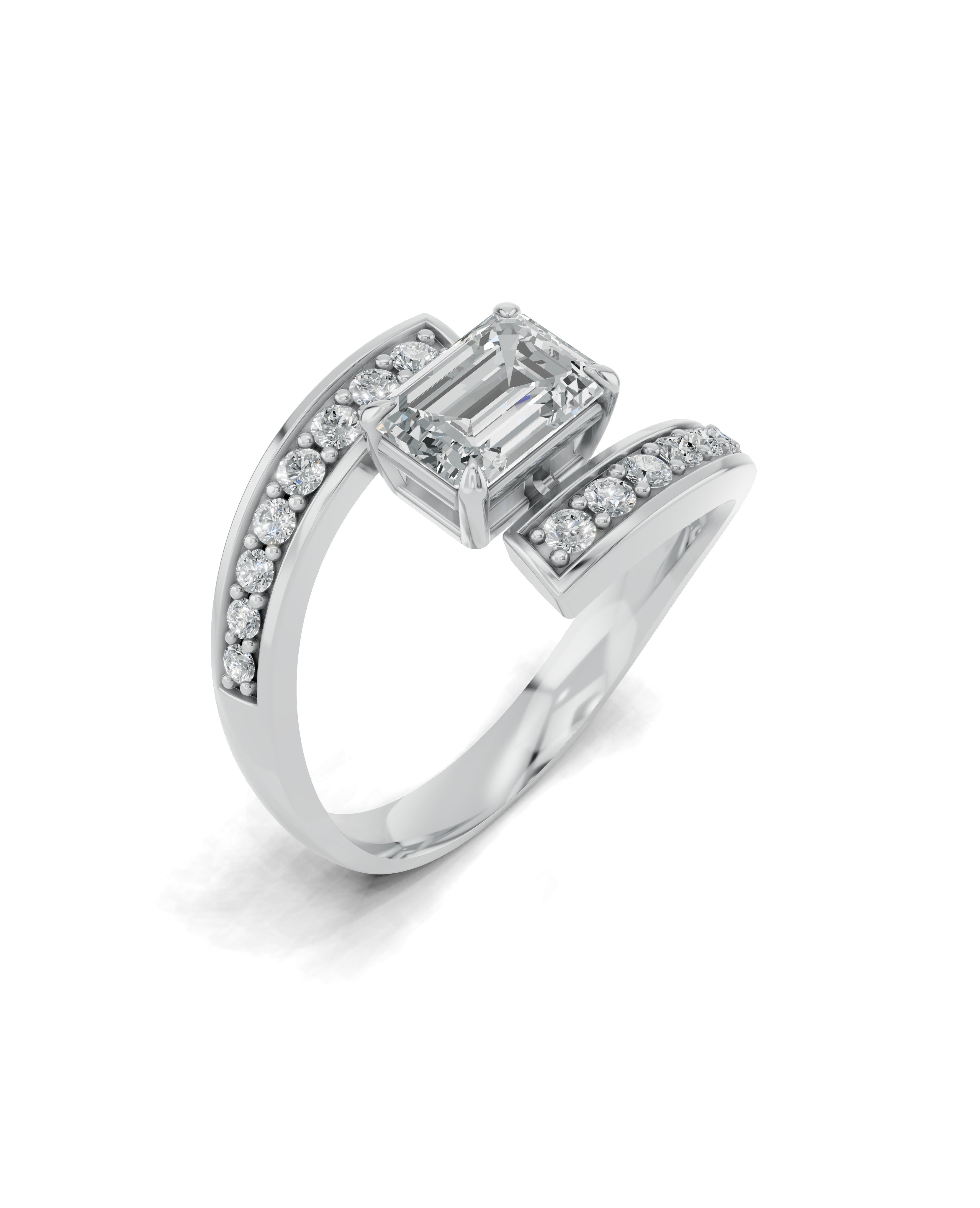 Platinized Sterling Silver