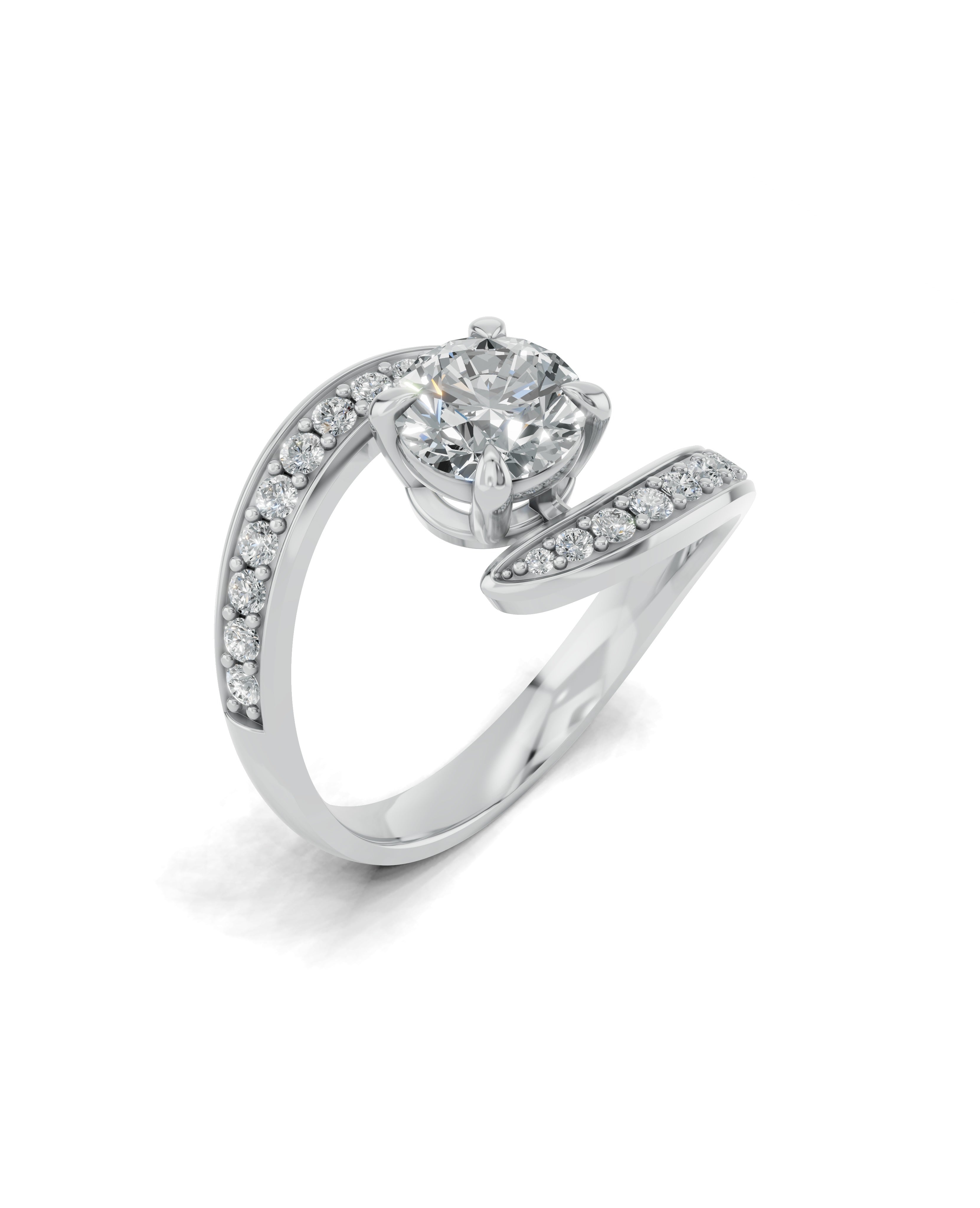 Platinized Sterling Silver