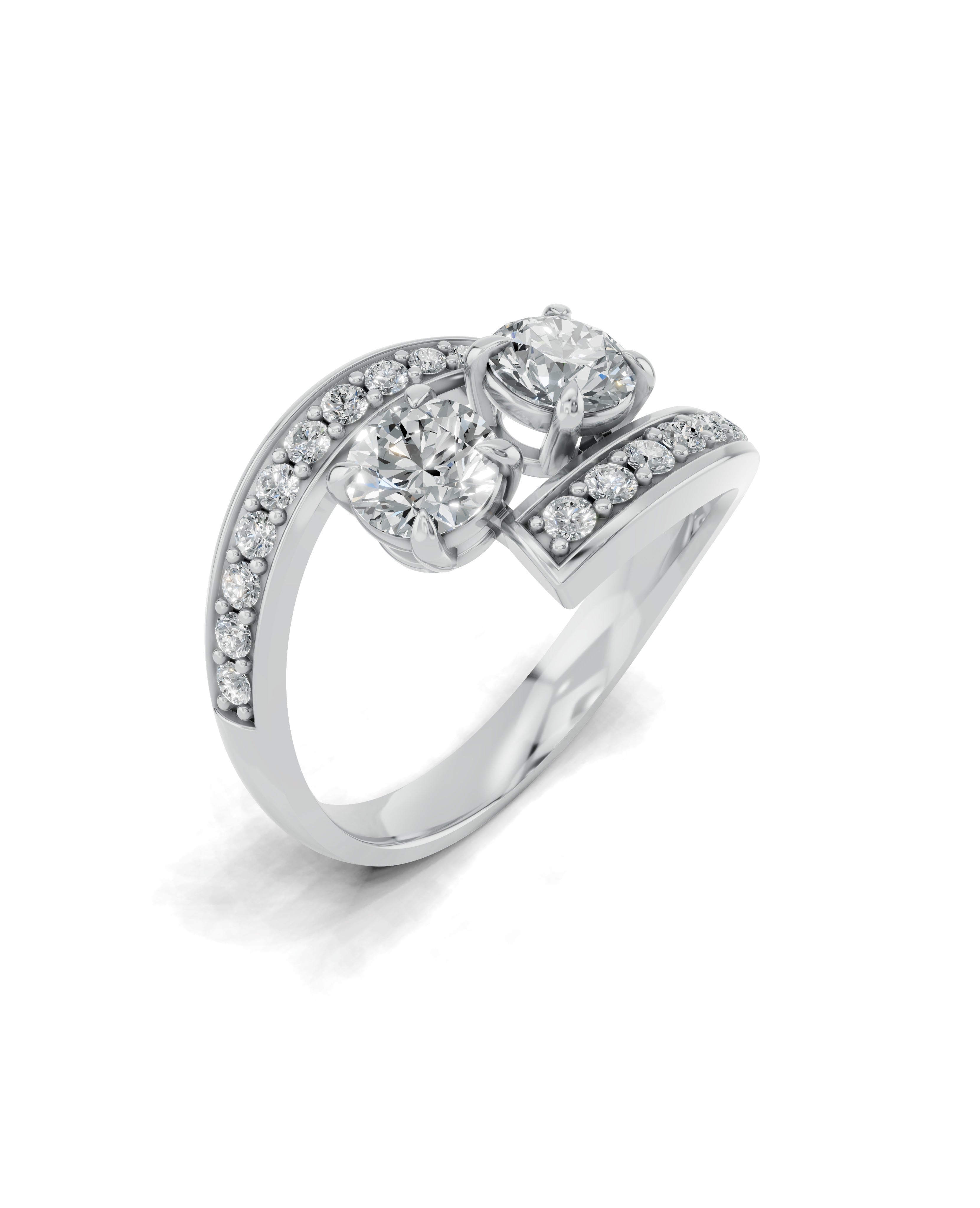 Platinized Sterling Silver