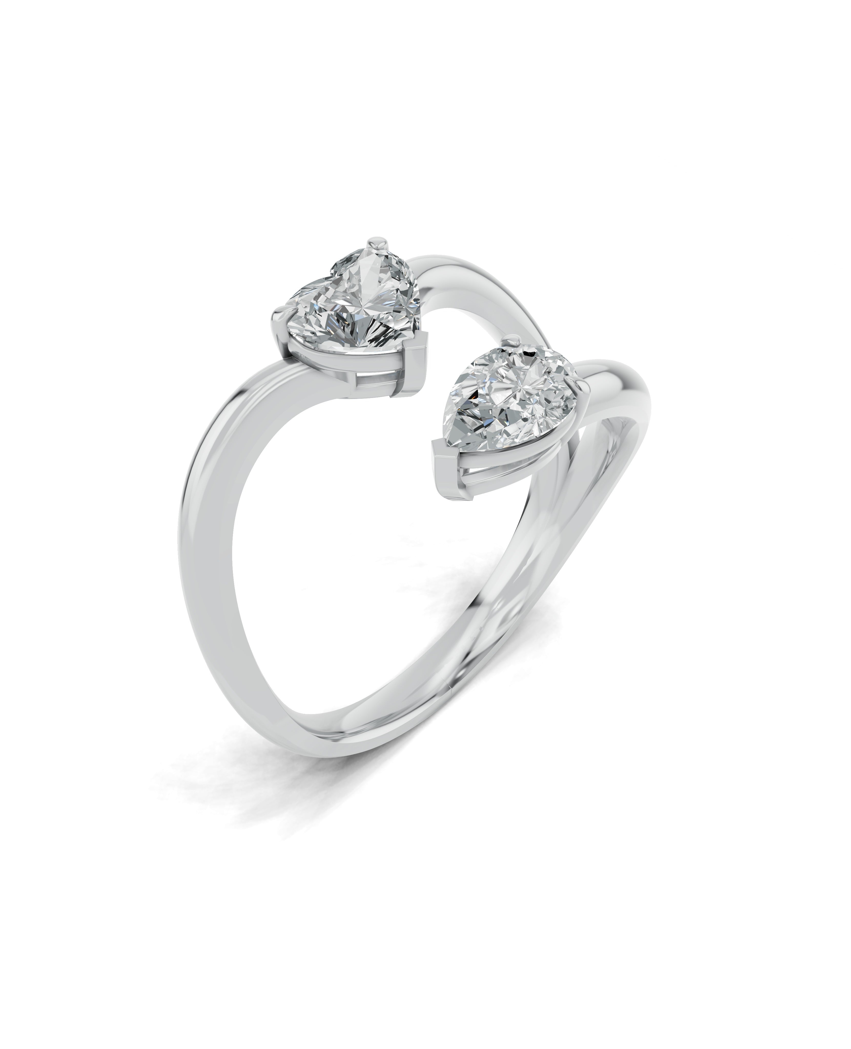 Platinized Sterling Silver