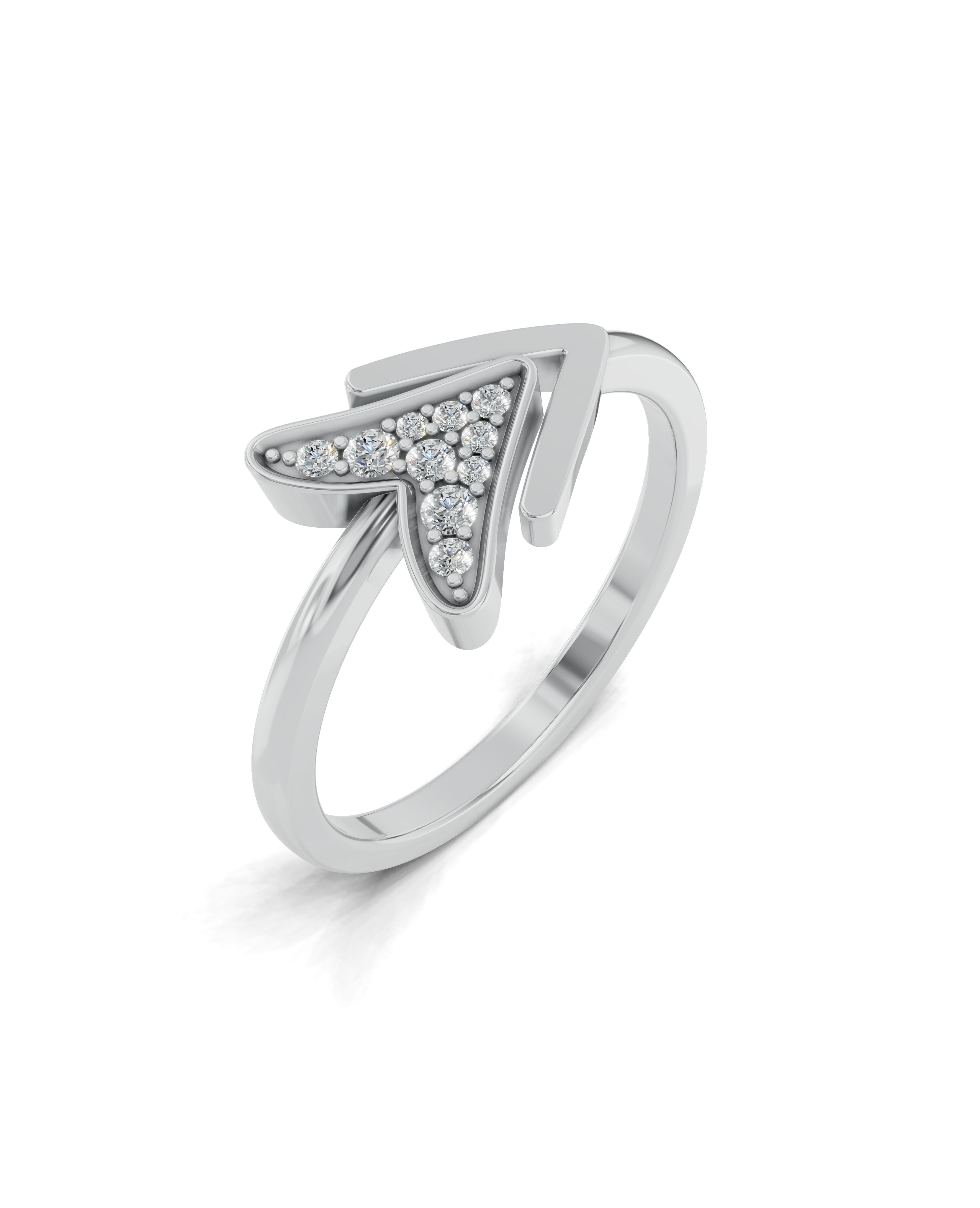 Platinized Sterling Silver