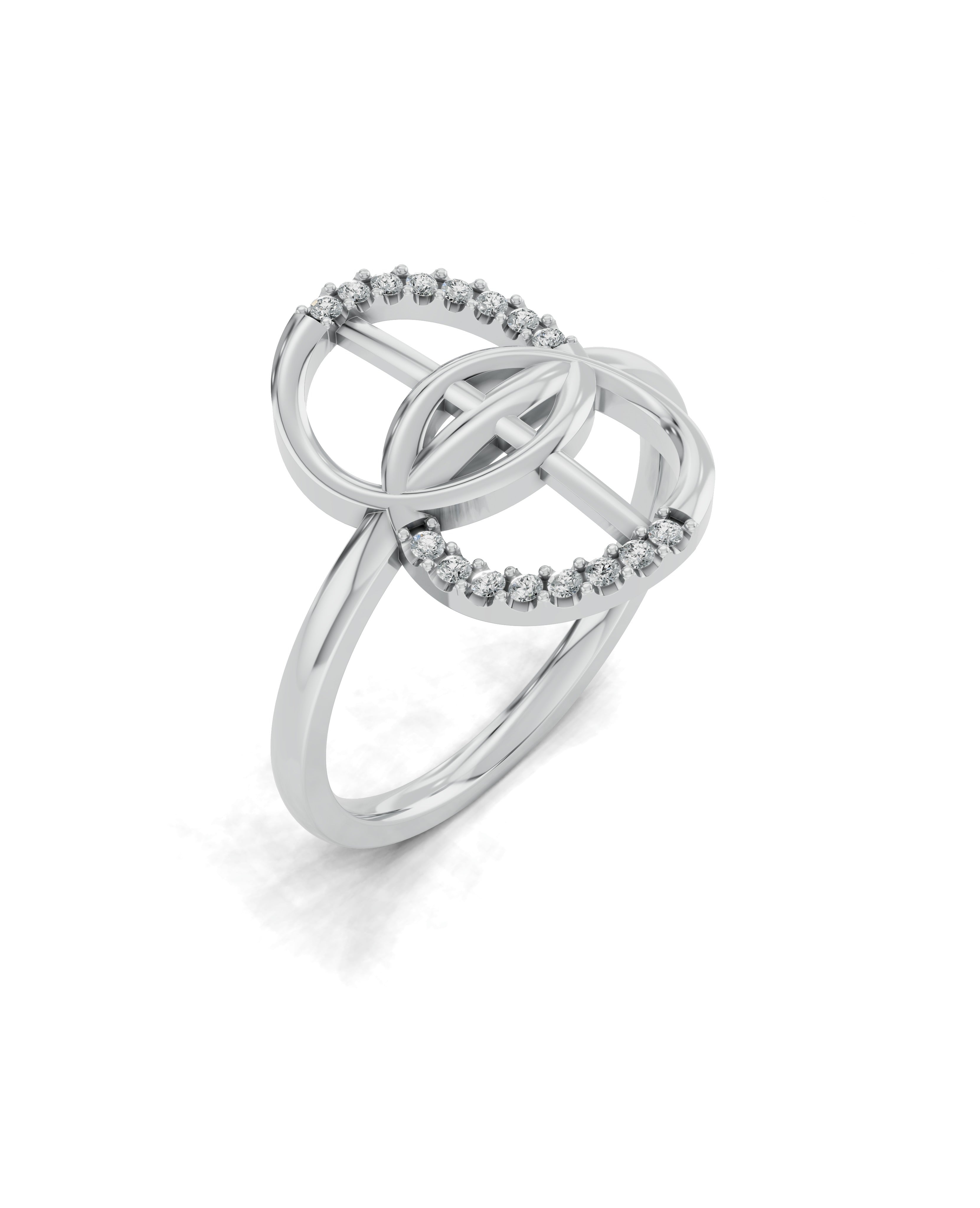 Platinized Sterling Silver