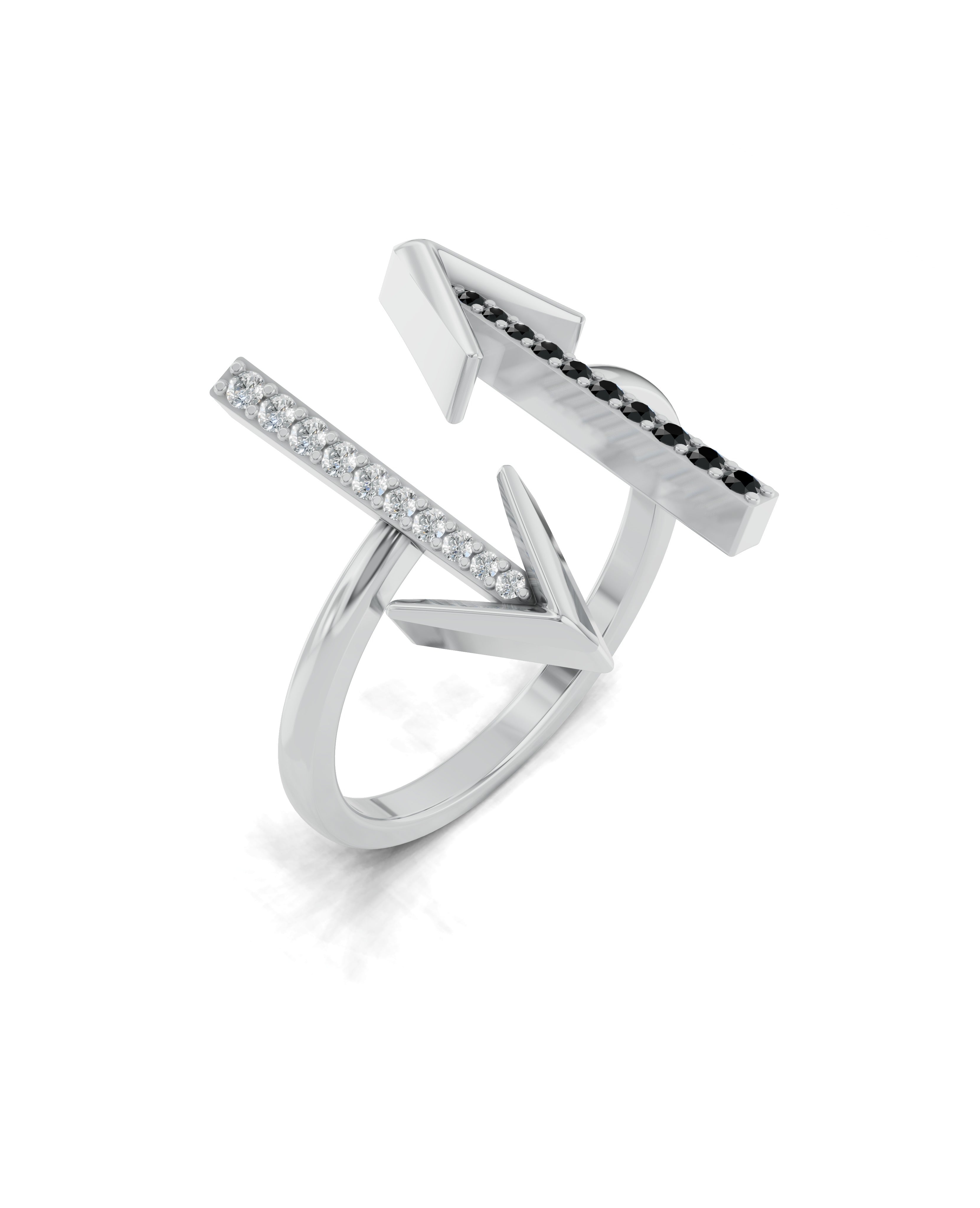 Platinized Sterling Silver