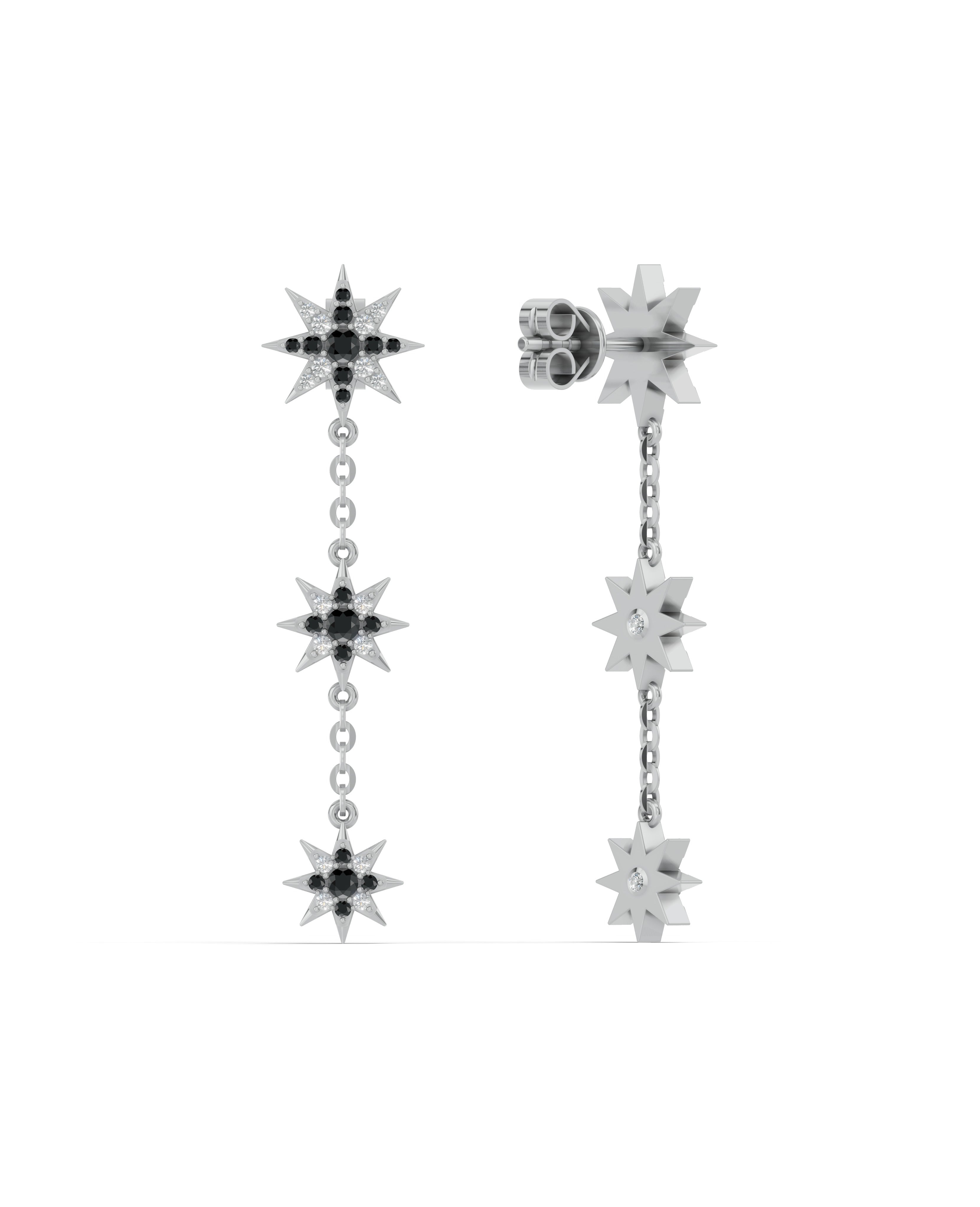 Platinized Sterling Silver