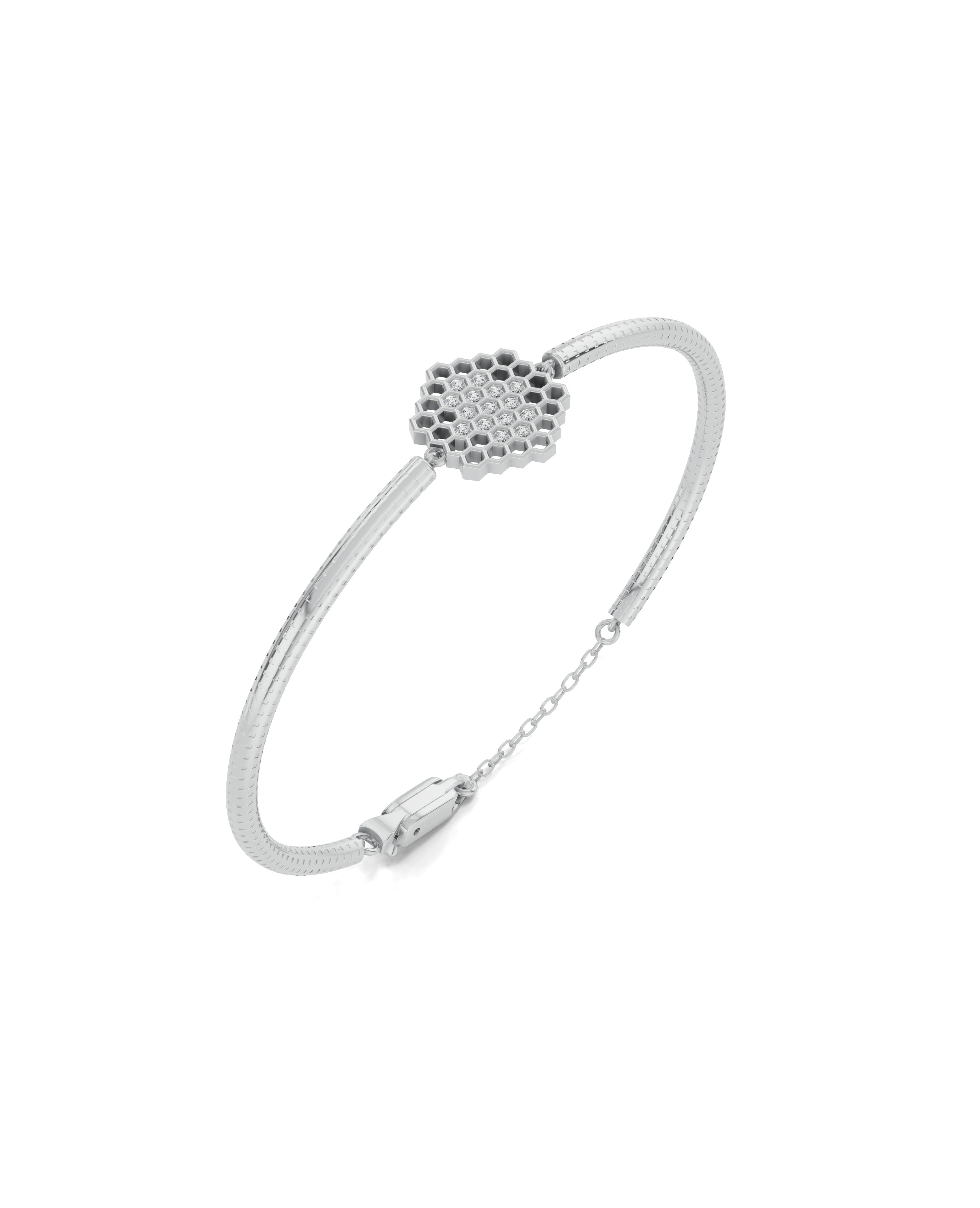 Platinized Sterling Silver