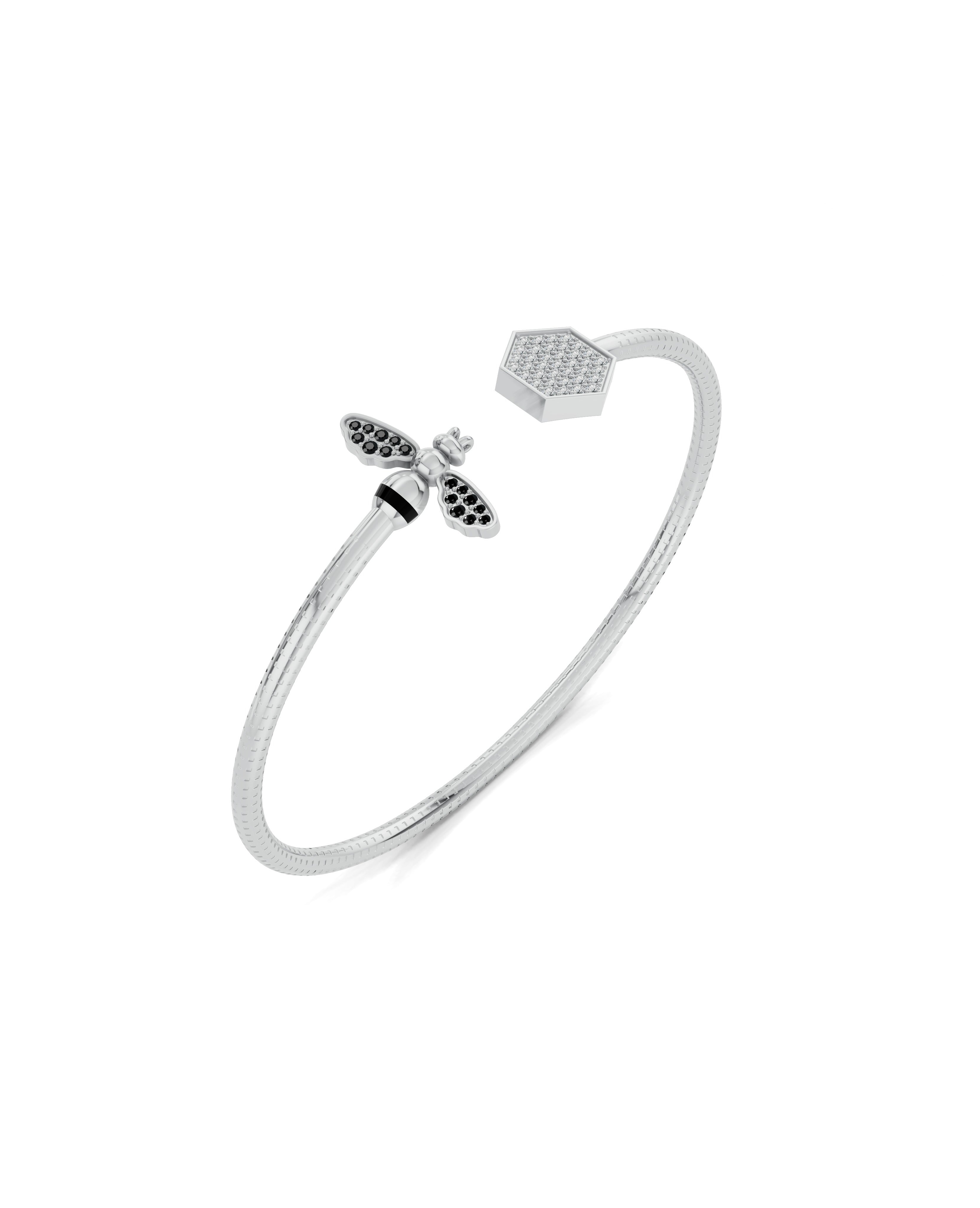 Platinized Sterling Silver