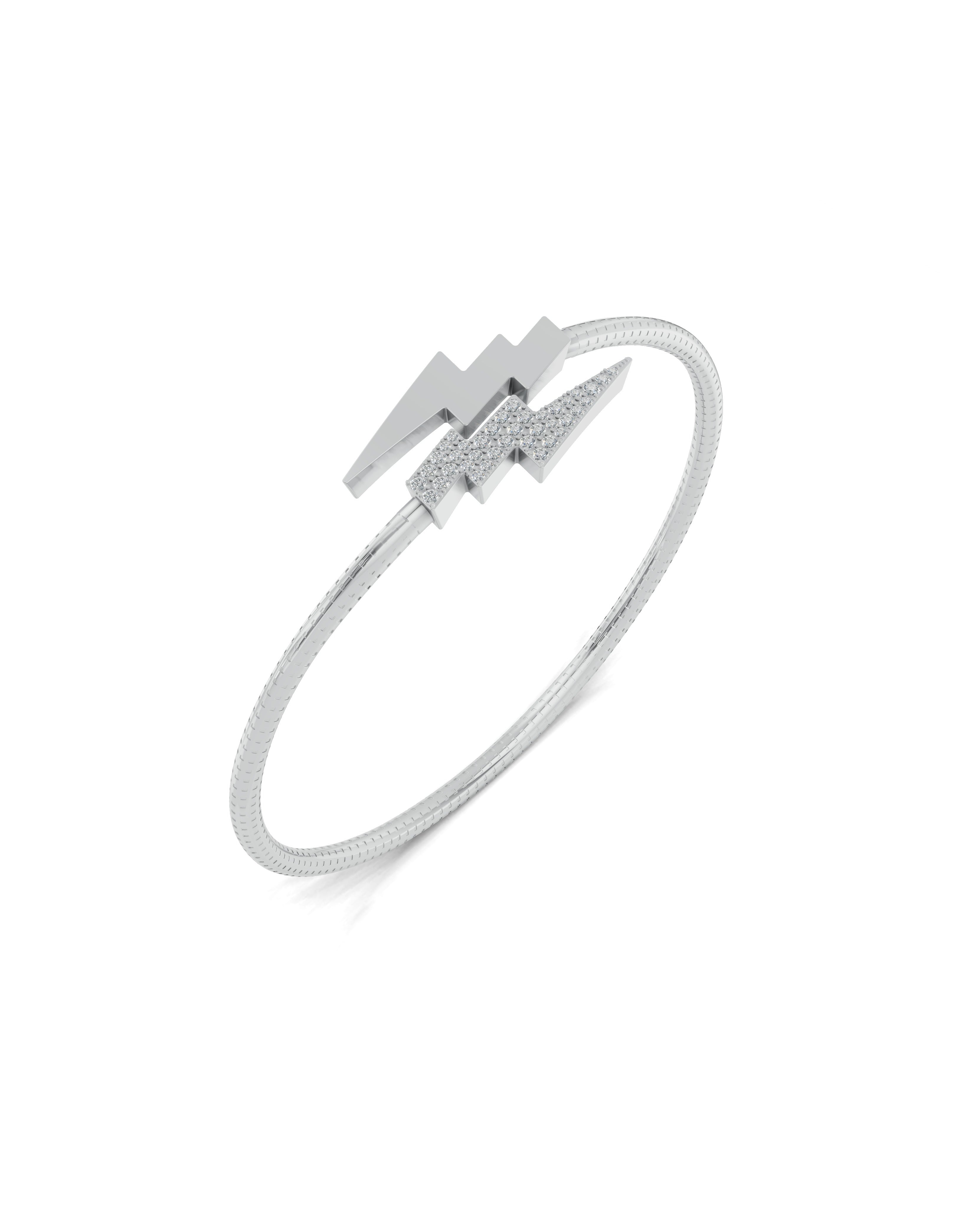 Platinized Sterling Silver