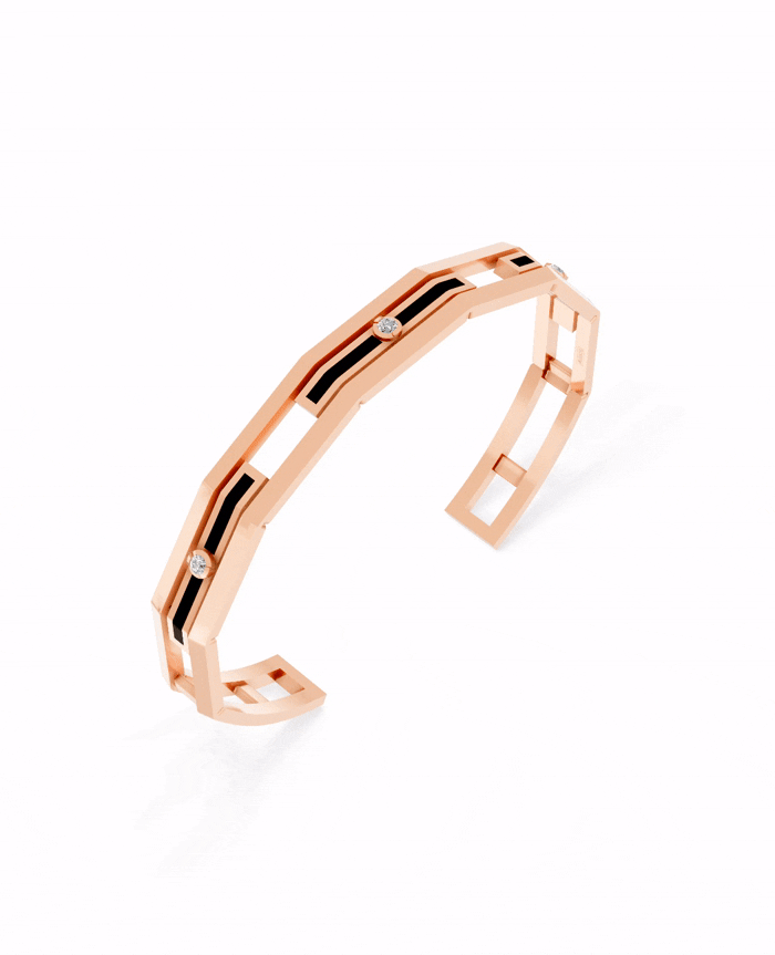 Chrono Vector Cuff Bracelet