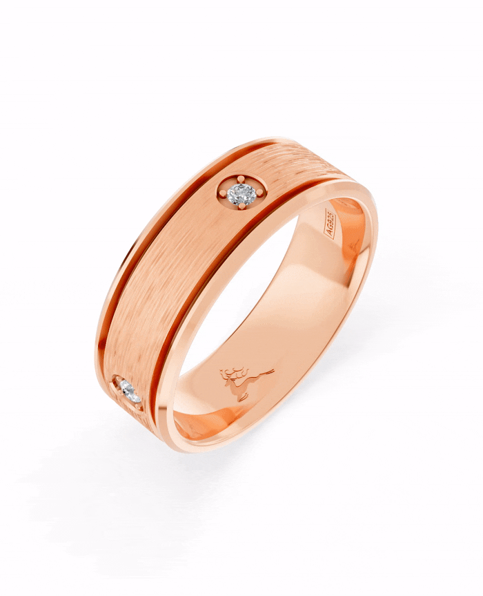 Etheral Ties Vow Line Ring