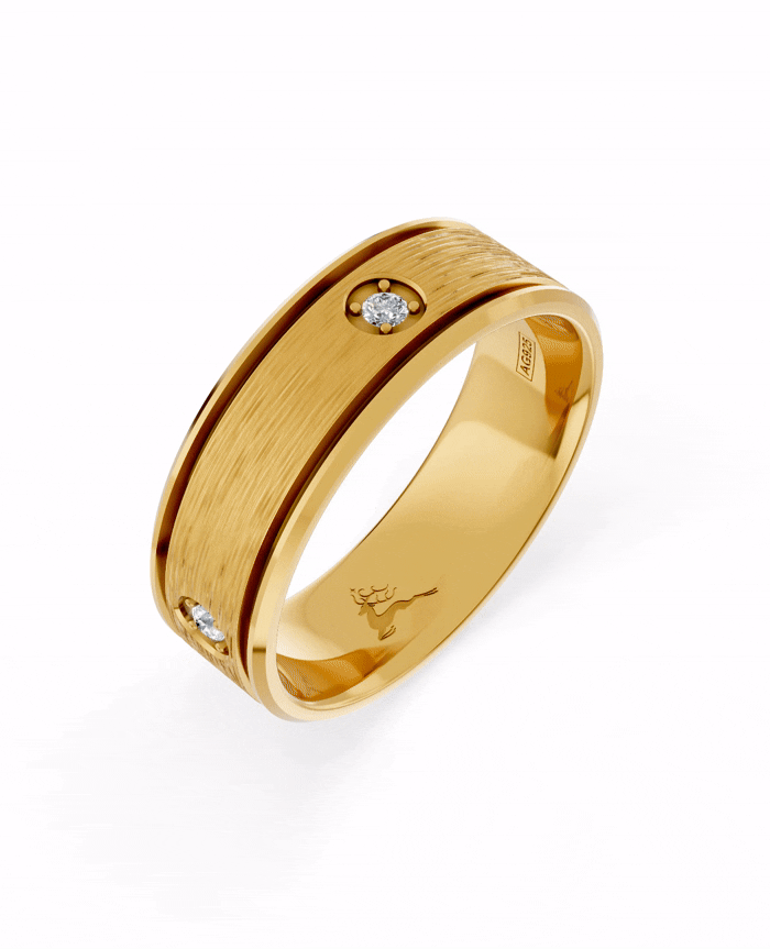 Etheral Ties Vow Line Ring