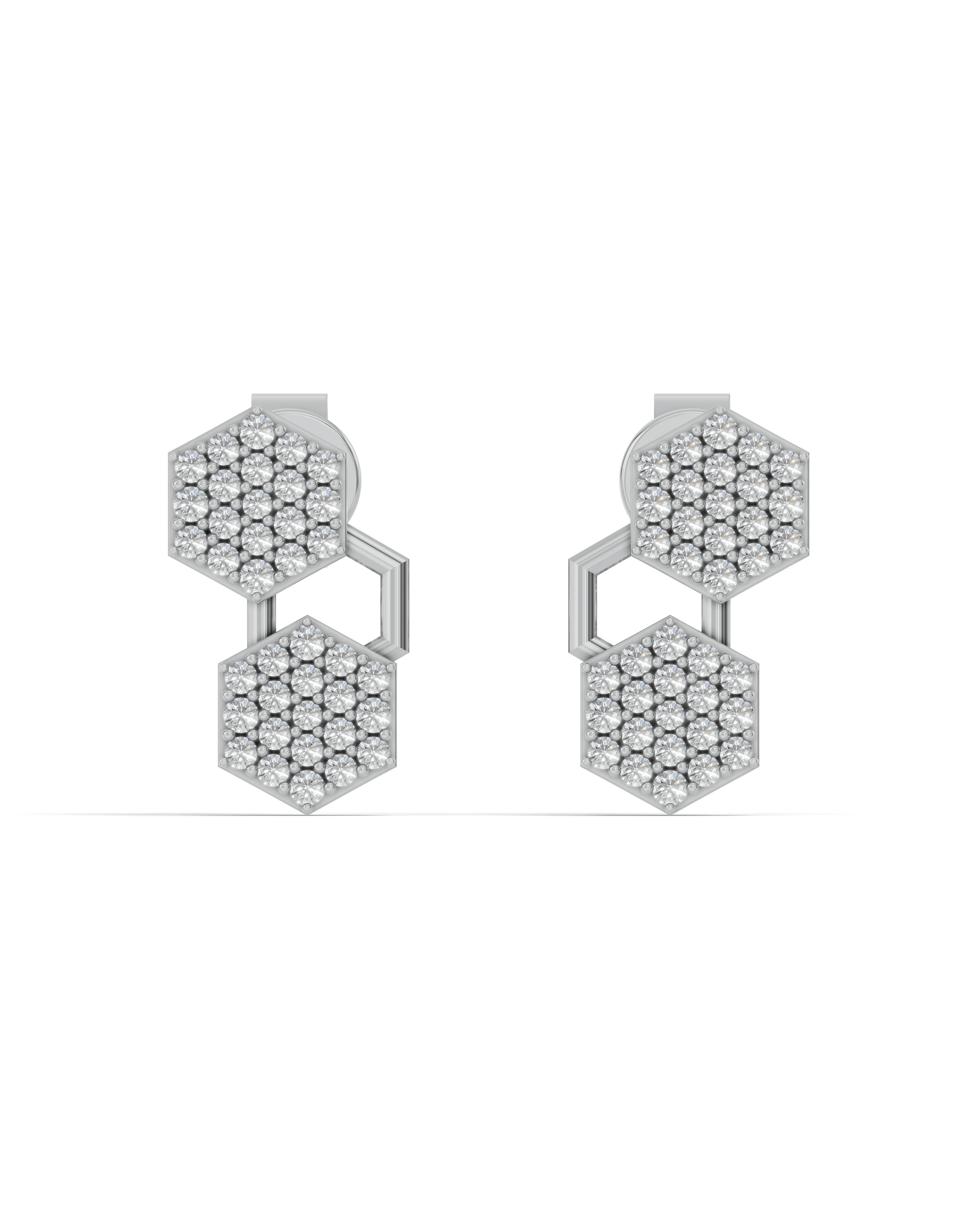 Platinized Sterling Silver